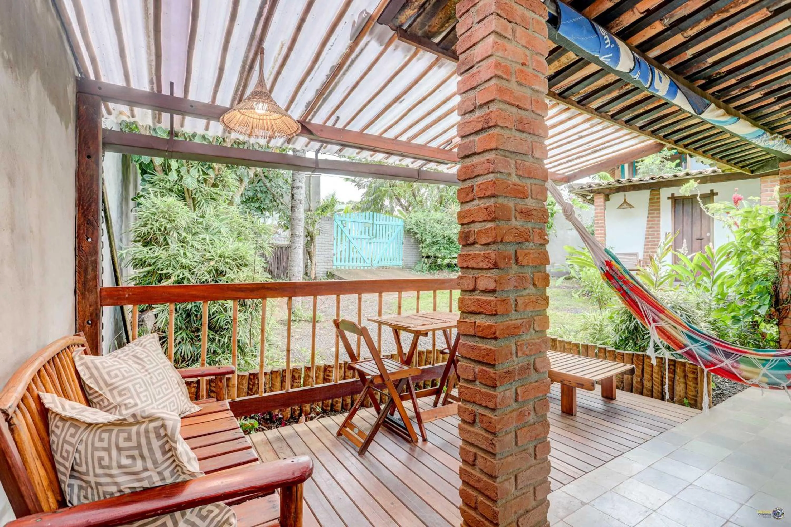 Patio in Pousada Piratas