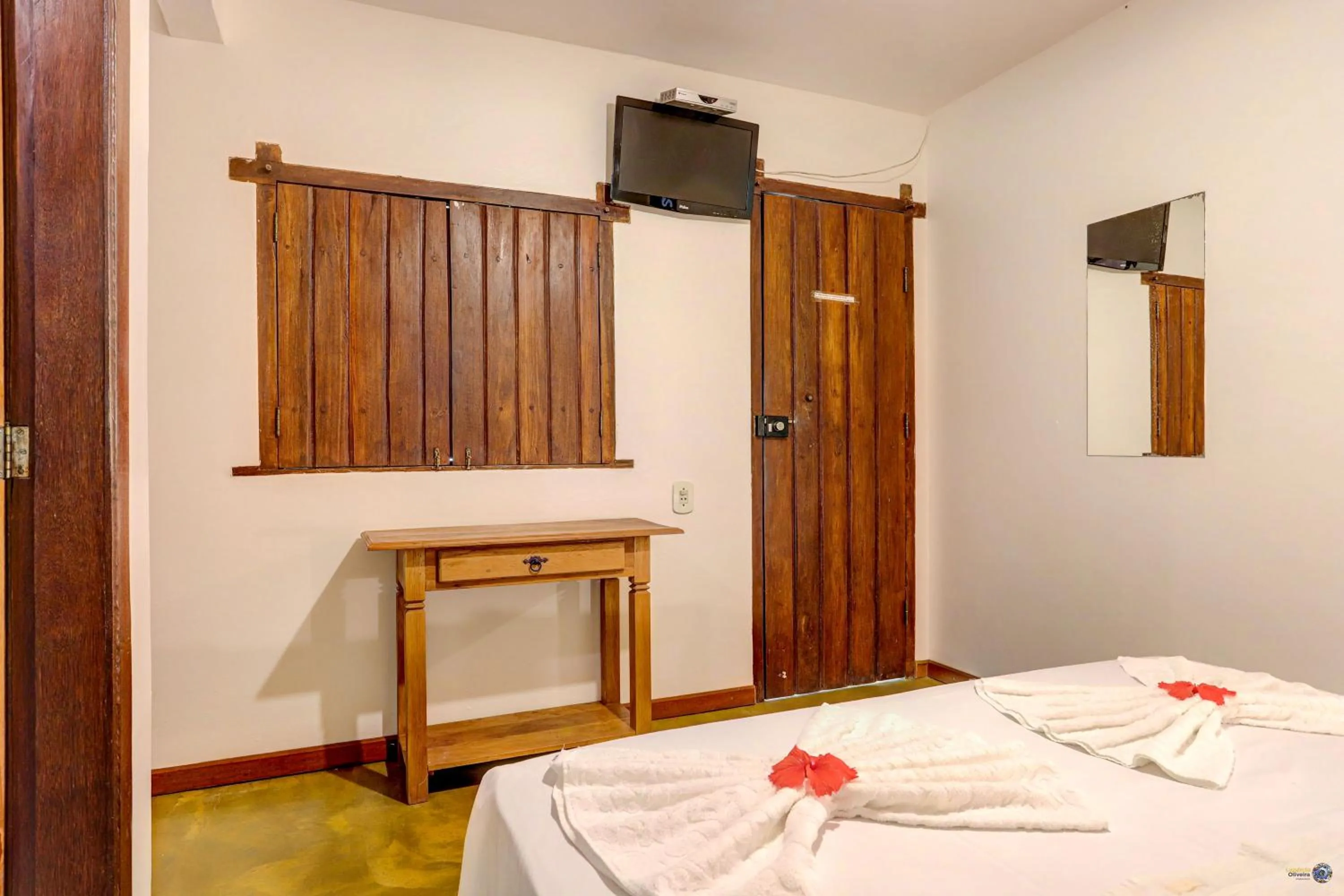 TV and multimedia, Bed in Pousada Piratas