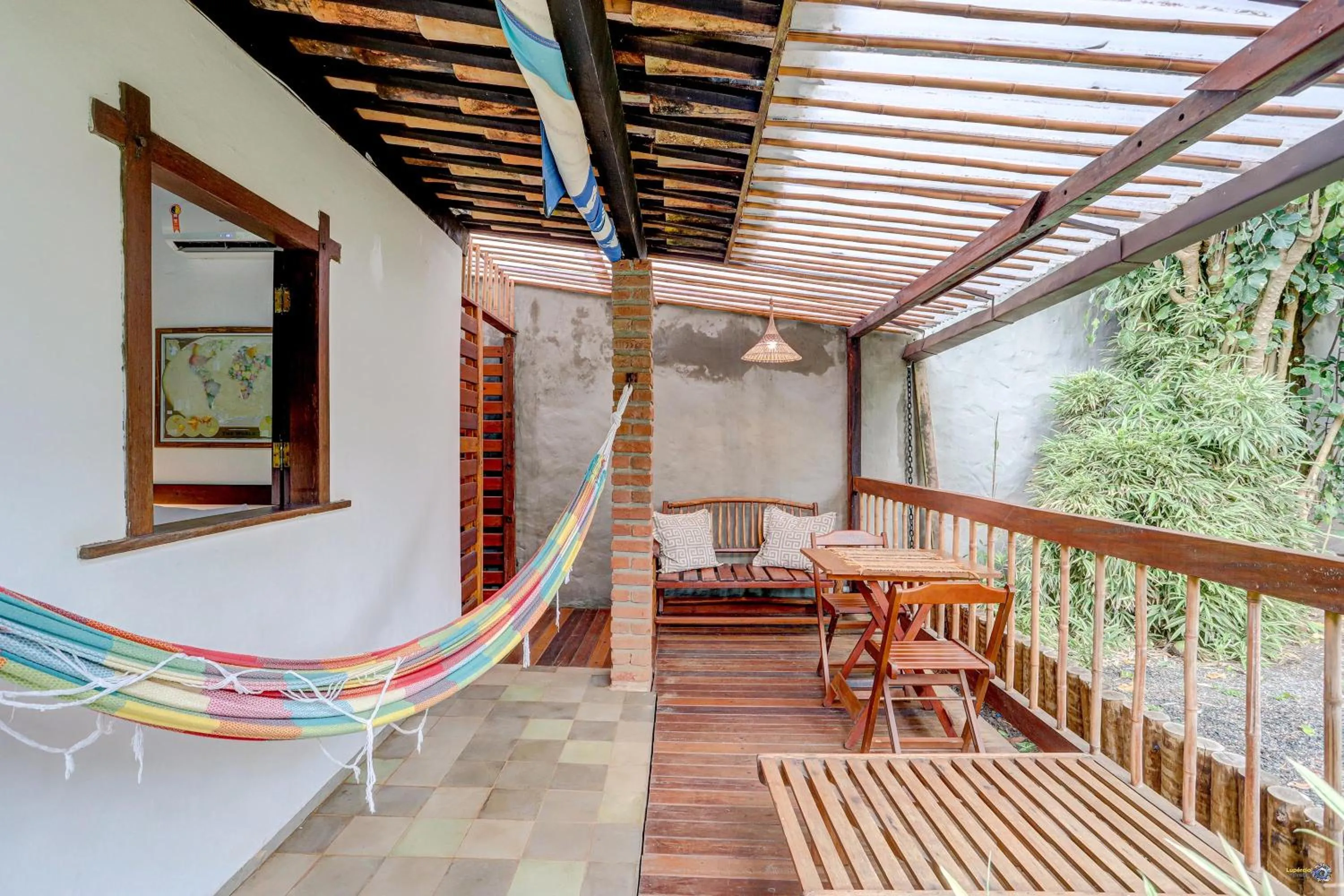 Patio in Pousada Piratas