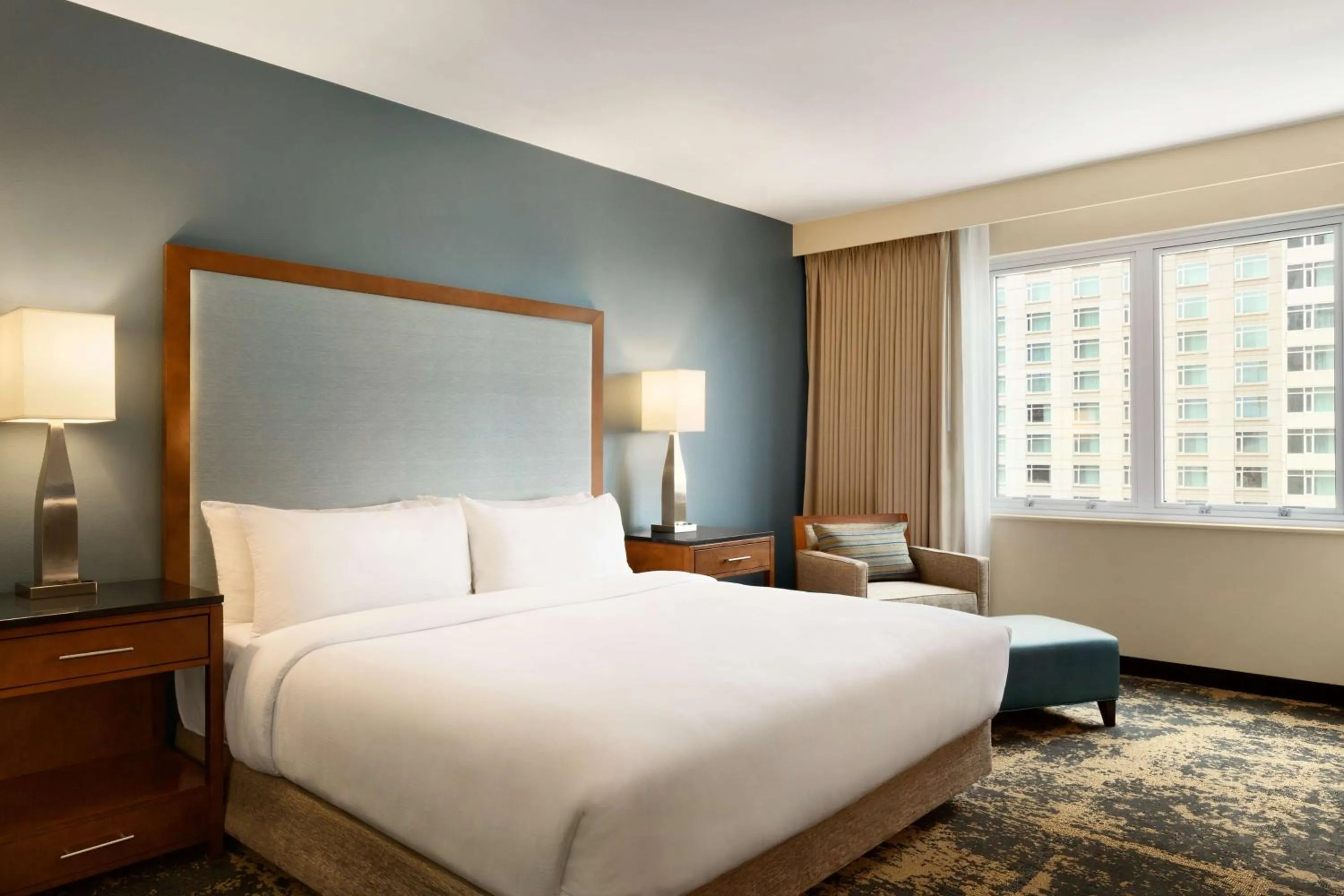 Bed in Embassy Suites by Hilton Denver Downtown Convention Center