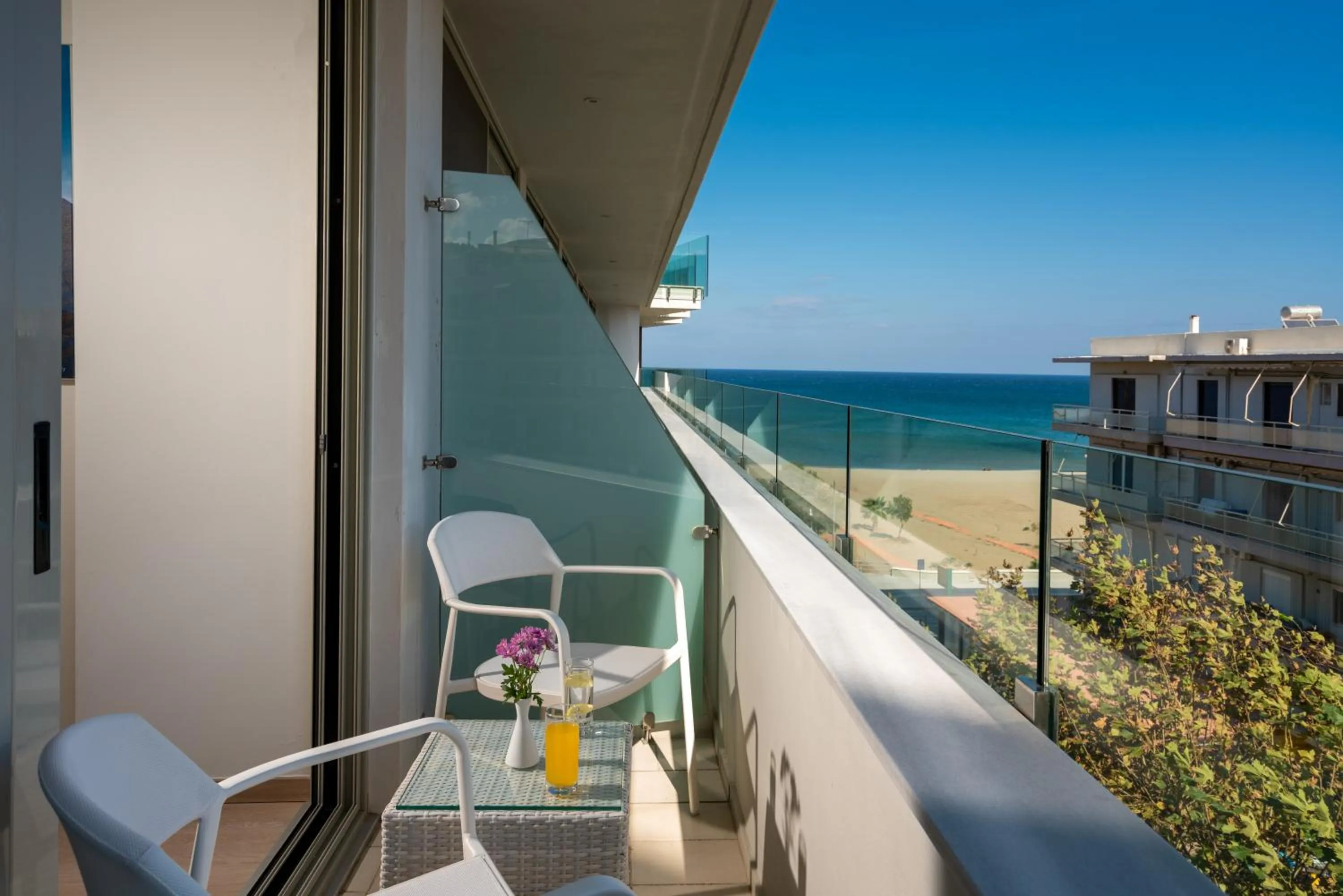 Balcony/Terrace in Kriti Beach Hotel