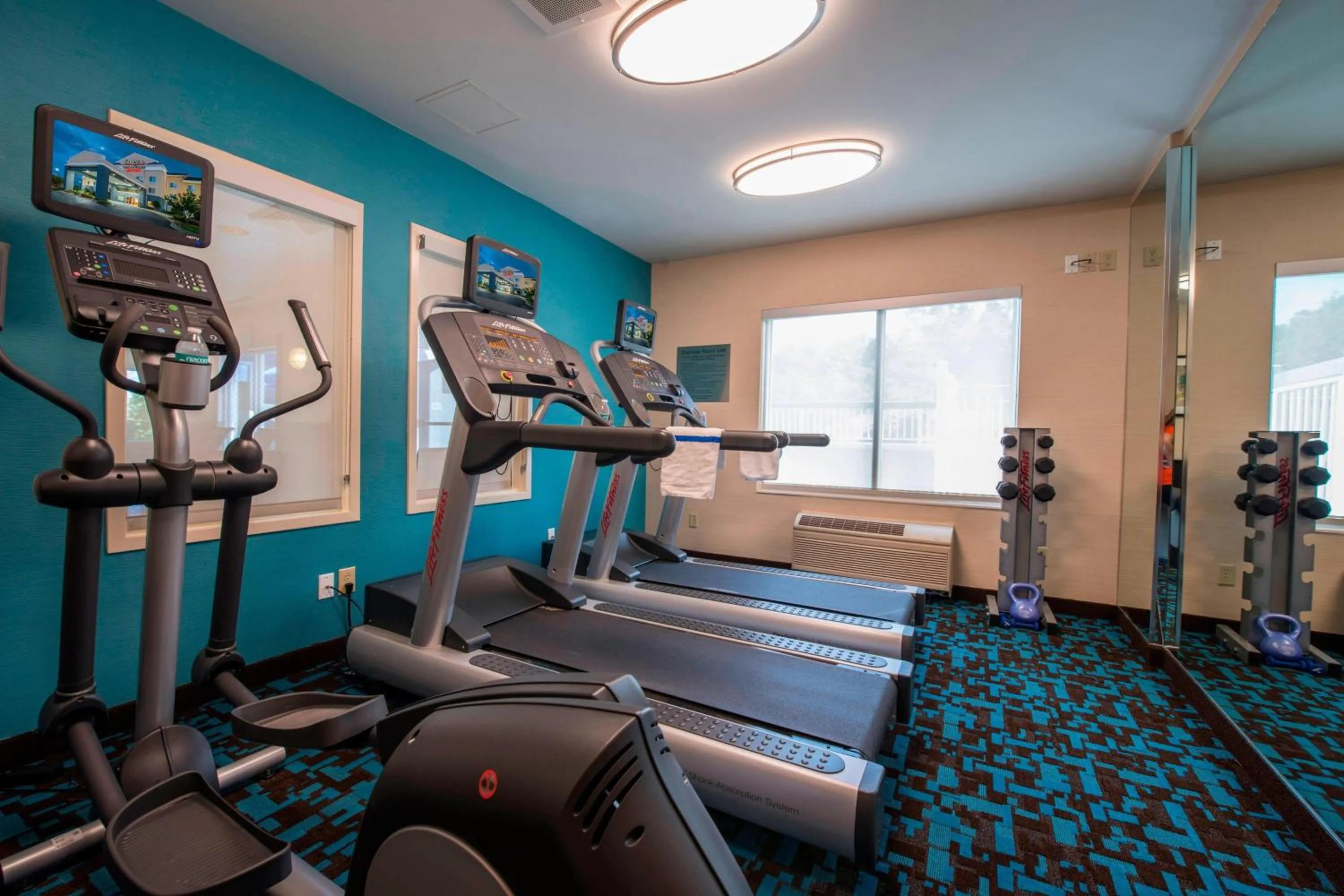 Fitness centre/facilities in Fairfield Inn & Suites by Marriott Greenwood