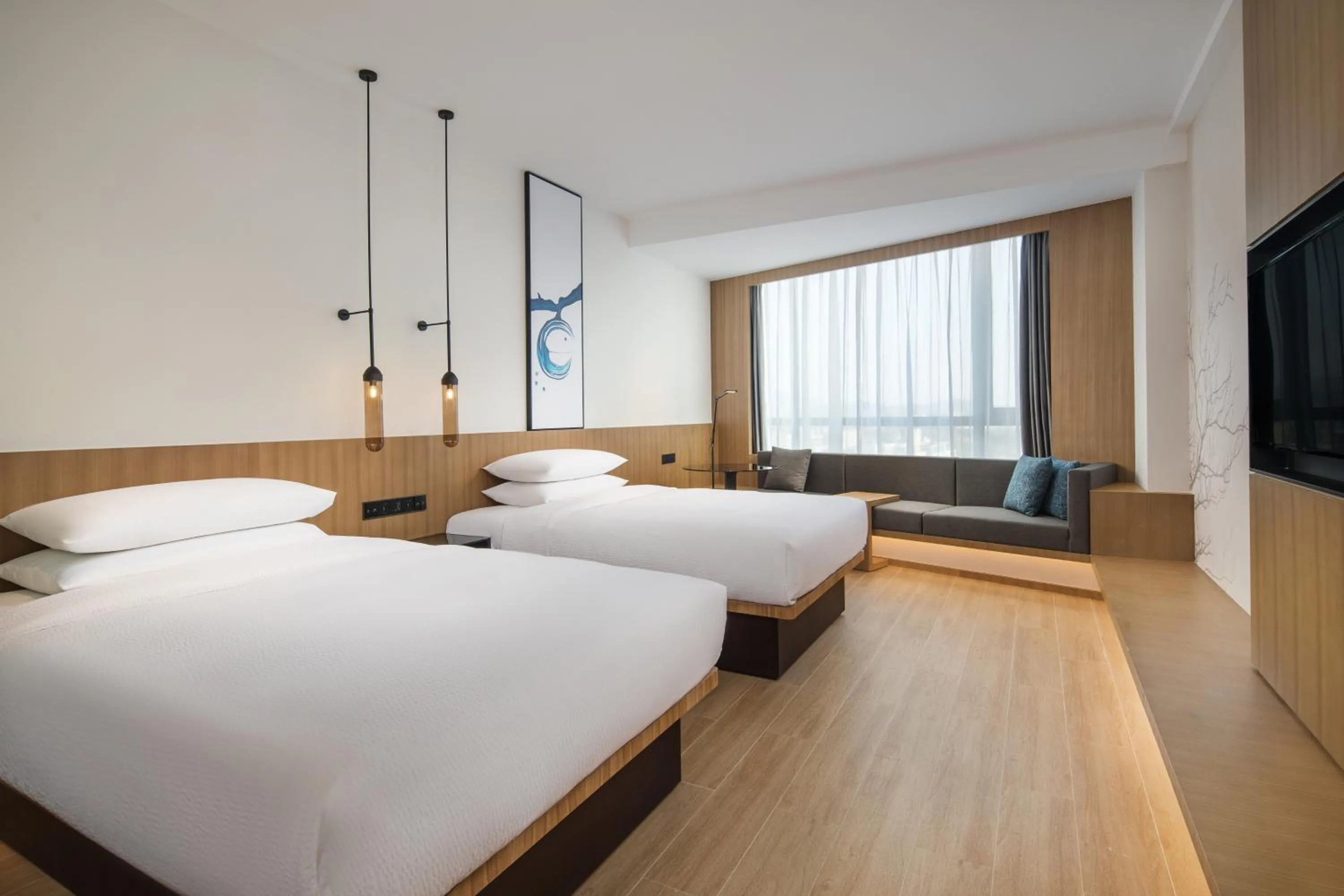 Photo of the whole room, Bed in Fairfield by Marriott Dongguan Changping