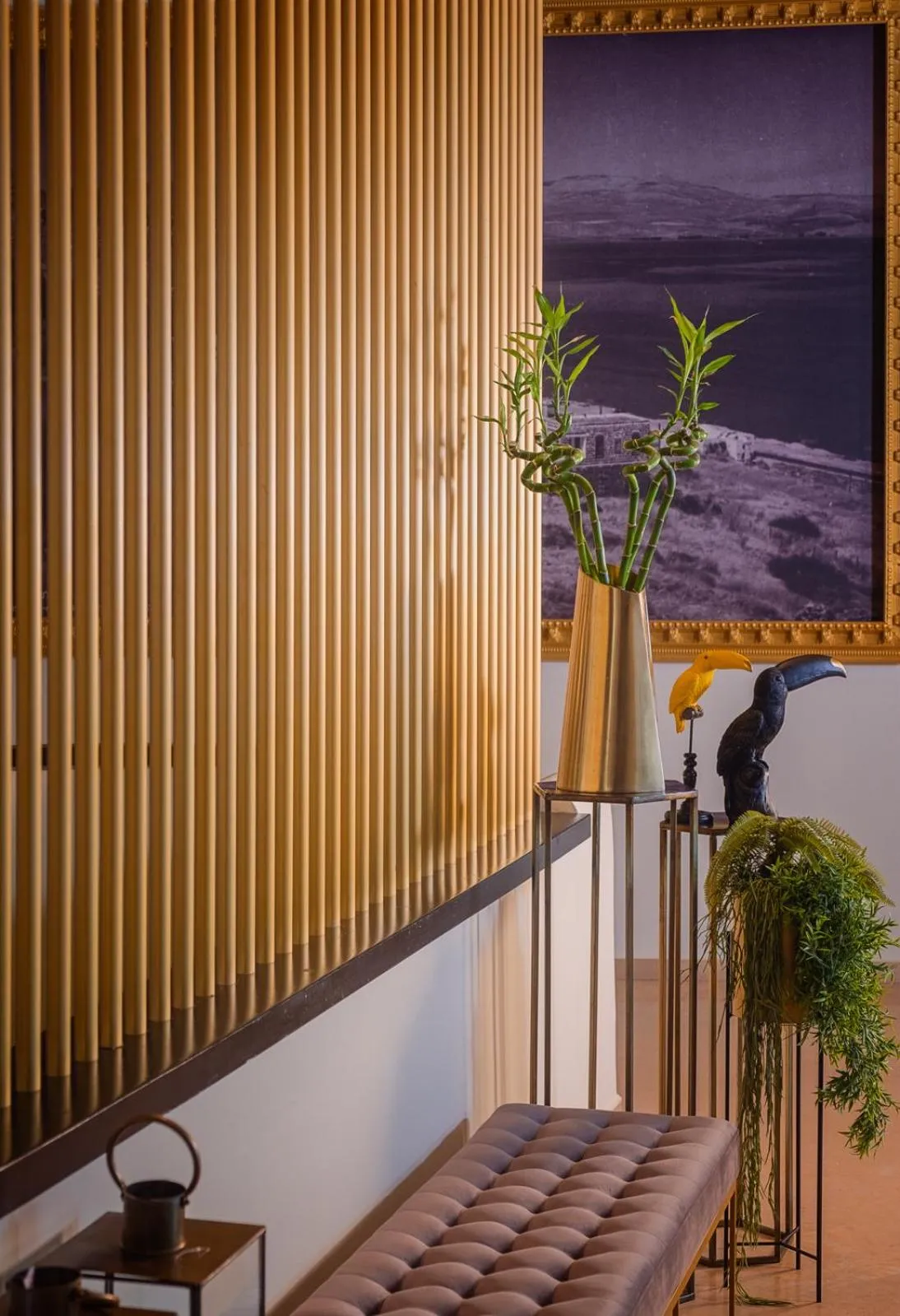 Decorative detail in Hotel Lake House Kinneret