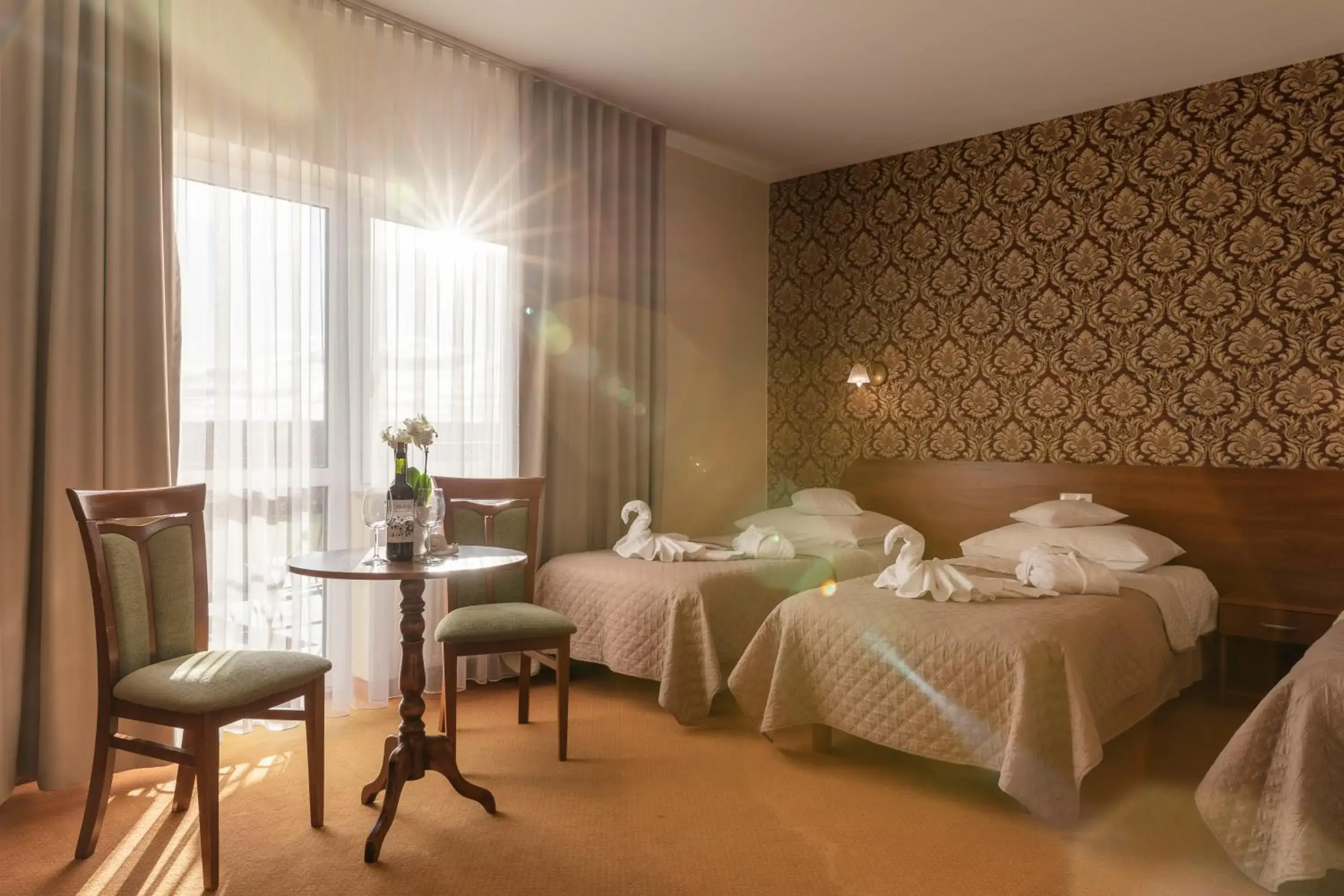 Bed in BURSZTYN - BERNSTEIN SPA & Wellness Bed in BURSZTYN - BERNSTEIN SPA & Wellness