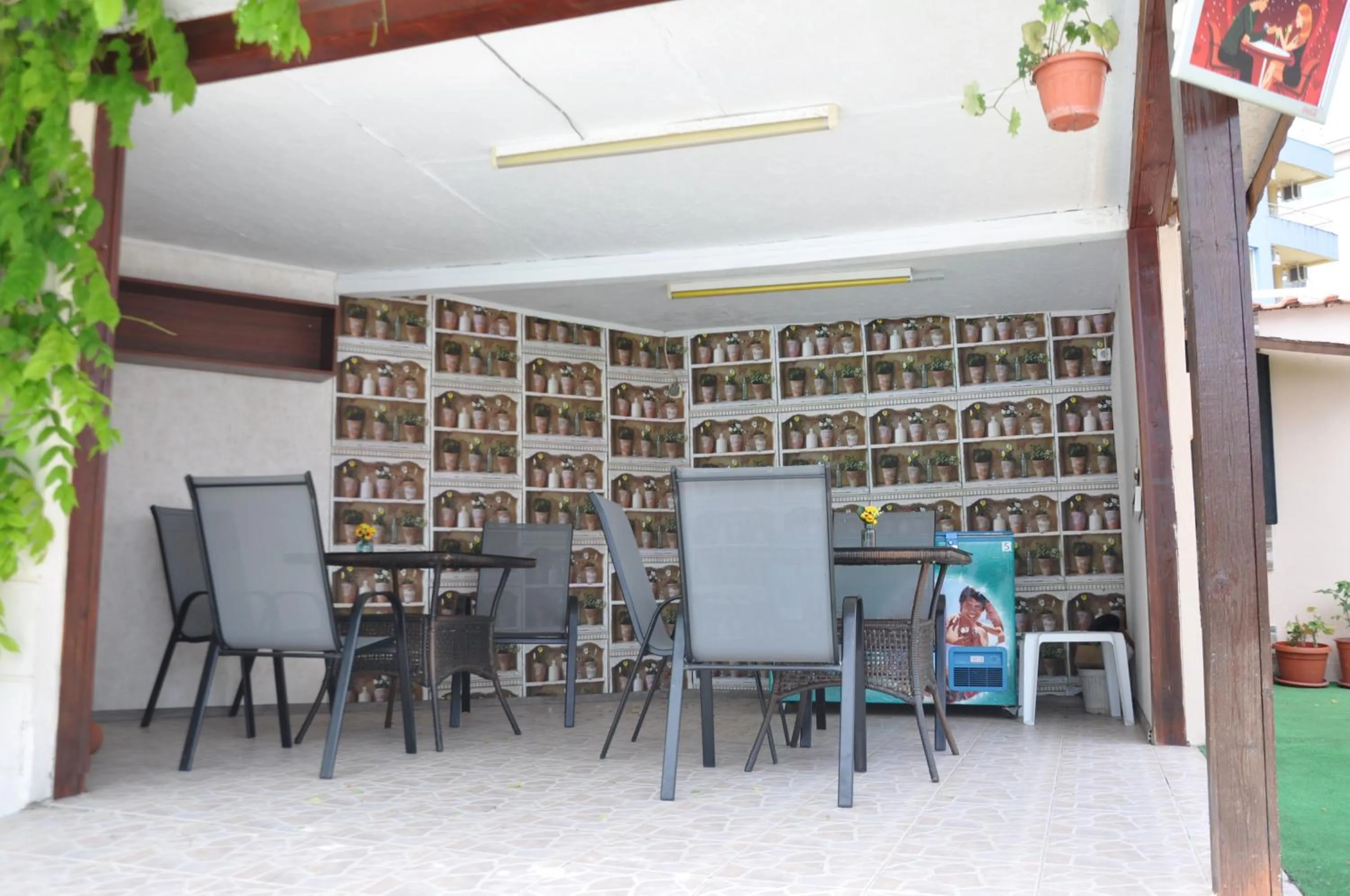 Seating area in Hotel BelleVille