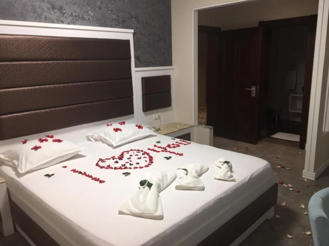 Bed in Hotel Admiral