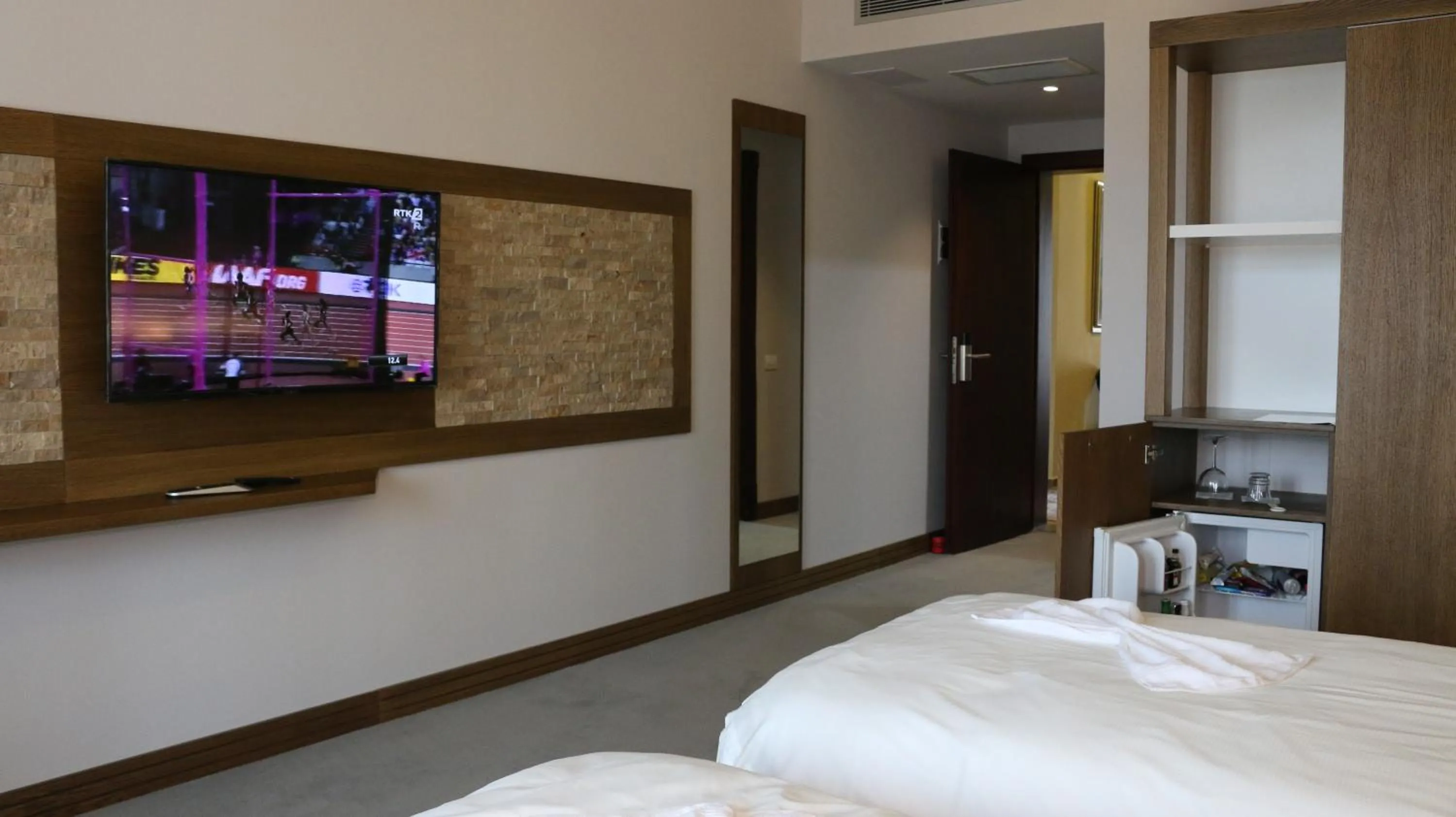 Bed in Hotel Admiral