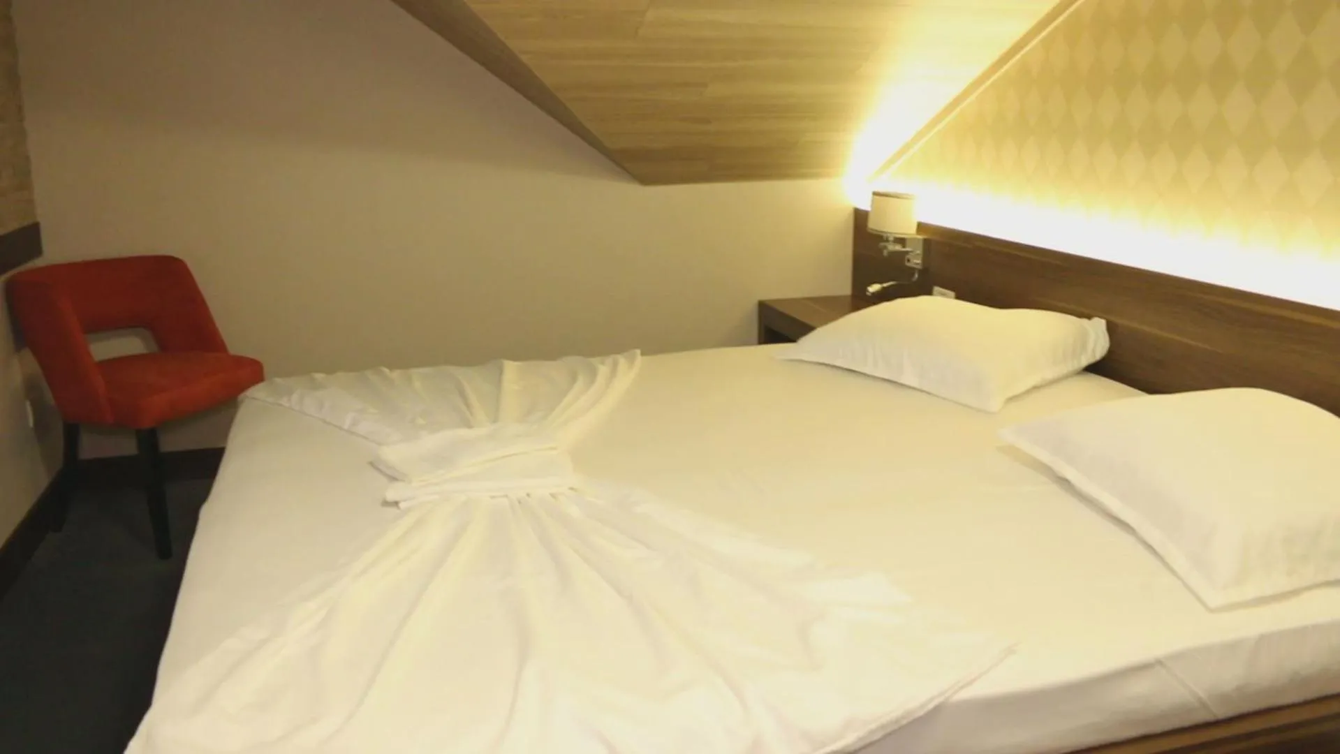 Bed in Hotel Admiral