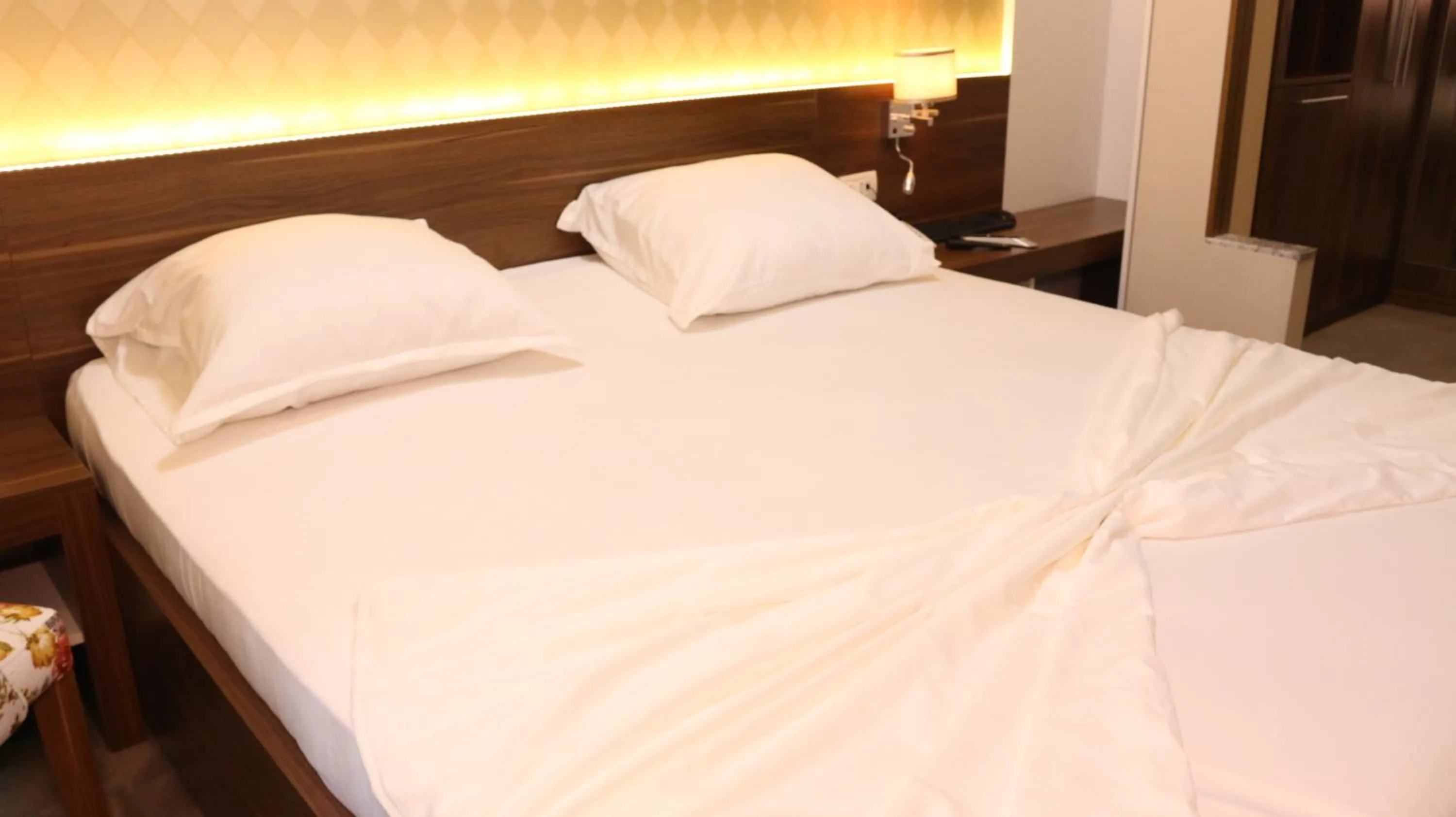 Bed in Hotel Admiral