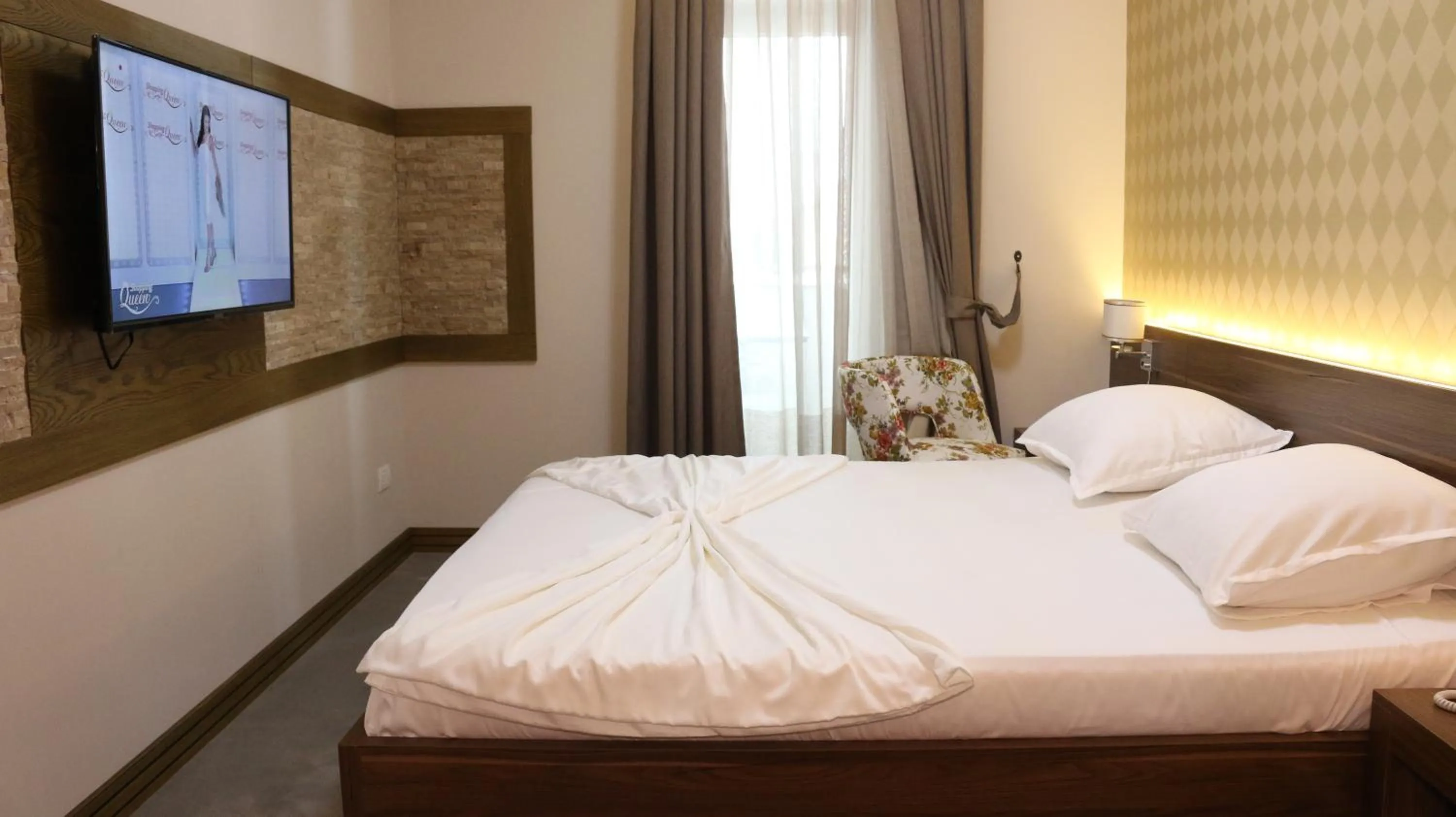 Bed in Hotel Admiral