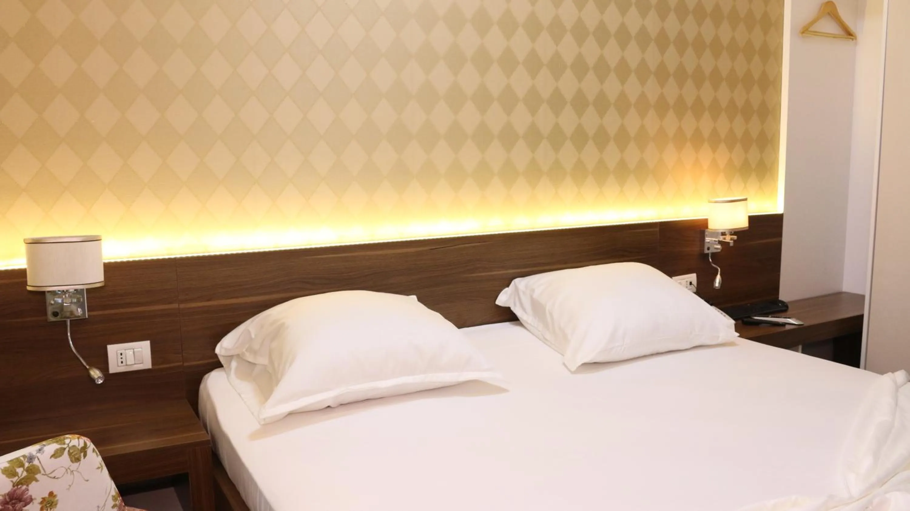 Bed in Hotel Admiral