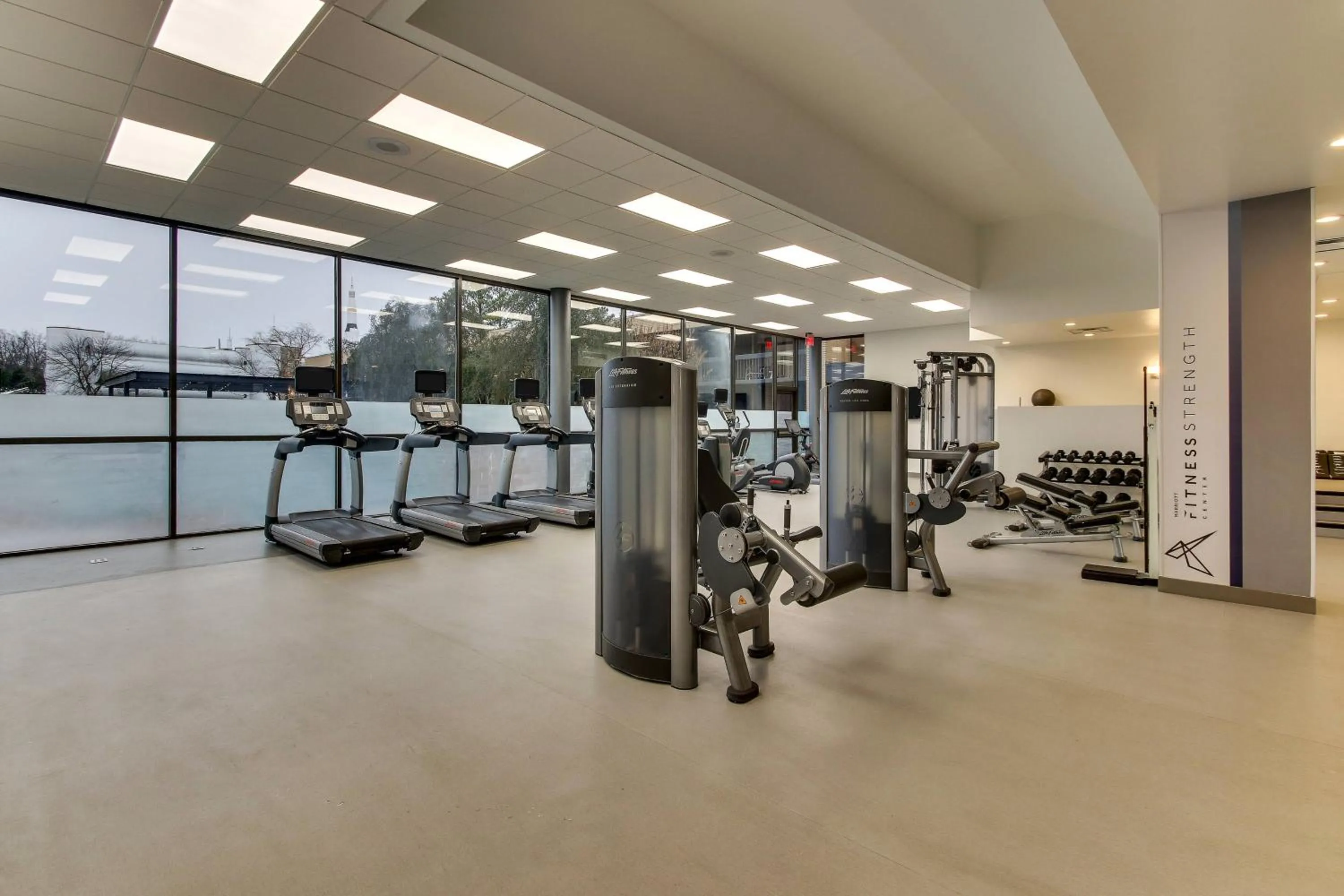 Fitness centre/facilities in Huntsville Marriott at the Space & Rocket Center