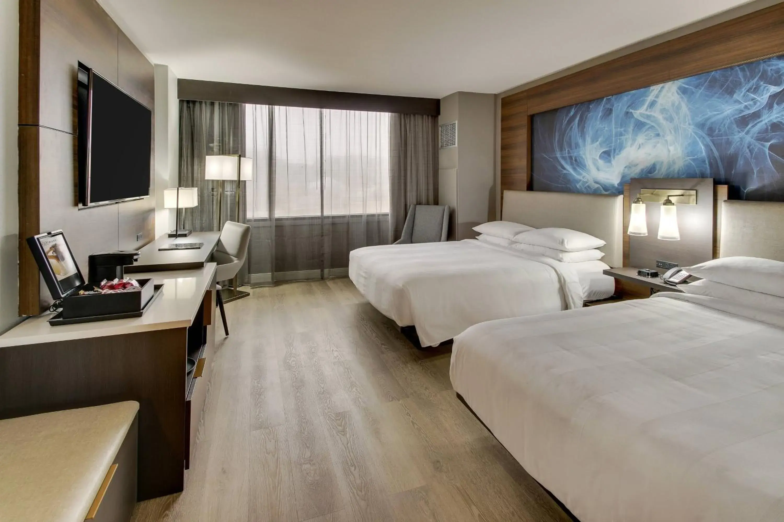 Guest Room with 2 Double Beds in Huntsville Marriott at the Space & Rocket Center Guest Room with 2 Double Beds in Huntsville Marriott at the Space & Rocket Center