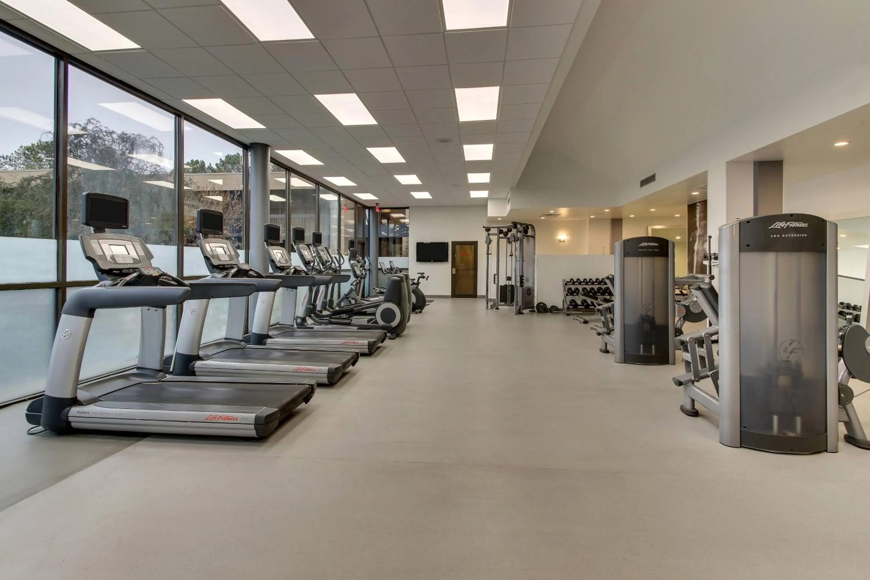 Fitness centre/facilities in Huntsville Marriott at the Space & Rocket Center