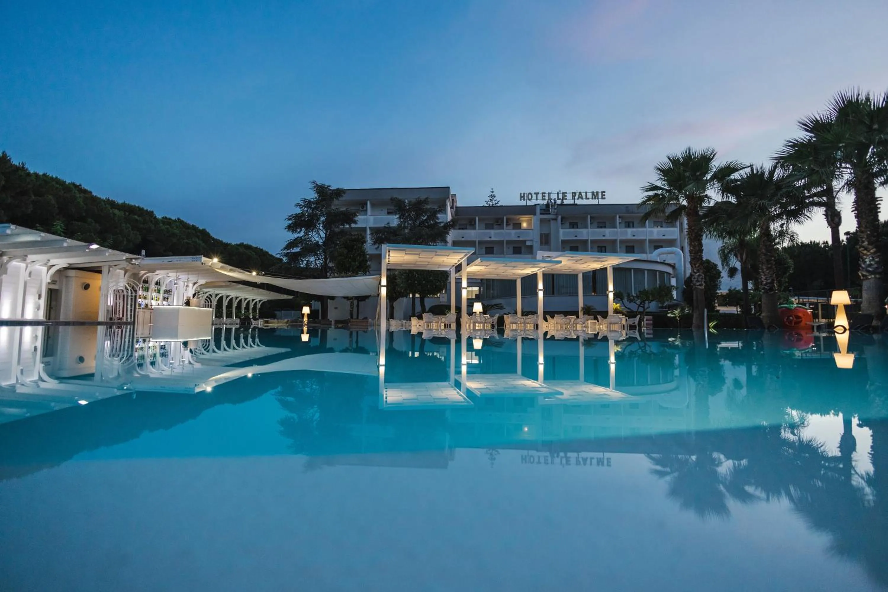 Swimming pool in Hotel Le Palme