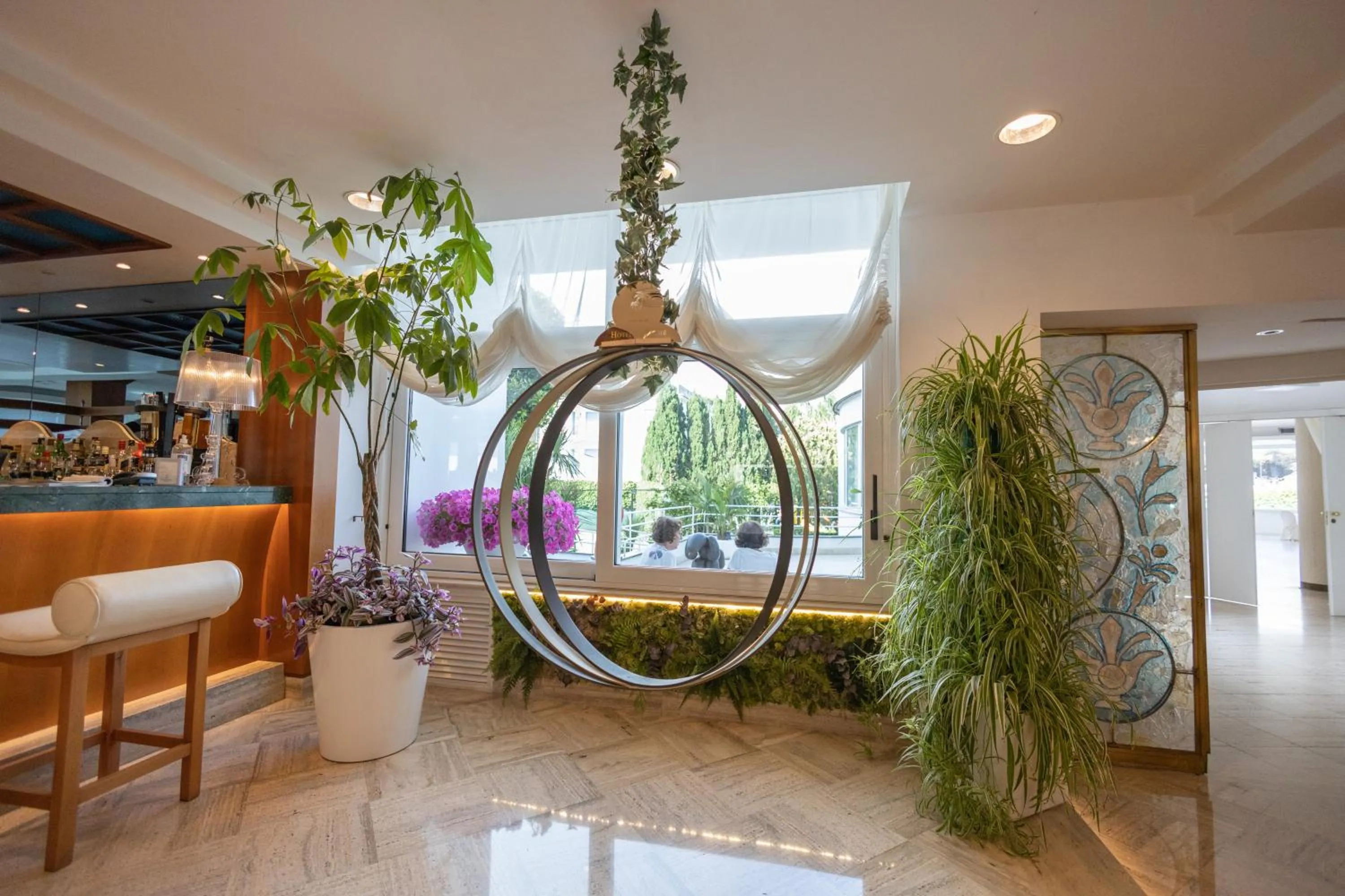 Lobby or reception in Hotel Le Palme