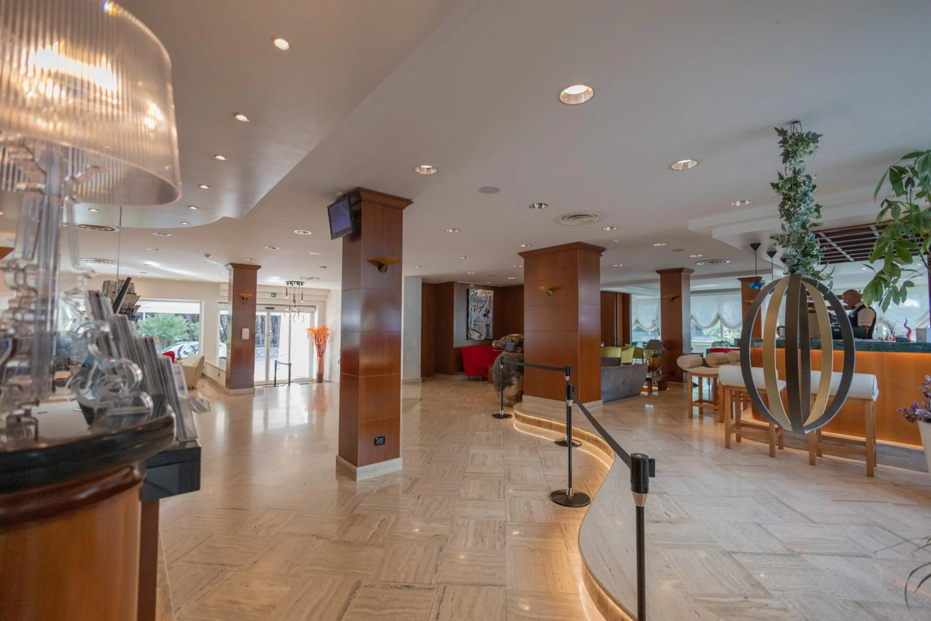 Lobby or reception in Hotel Le Palme