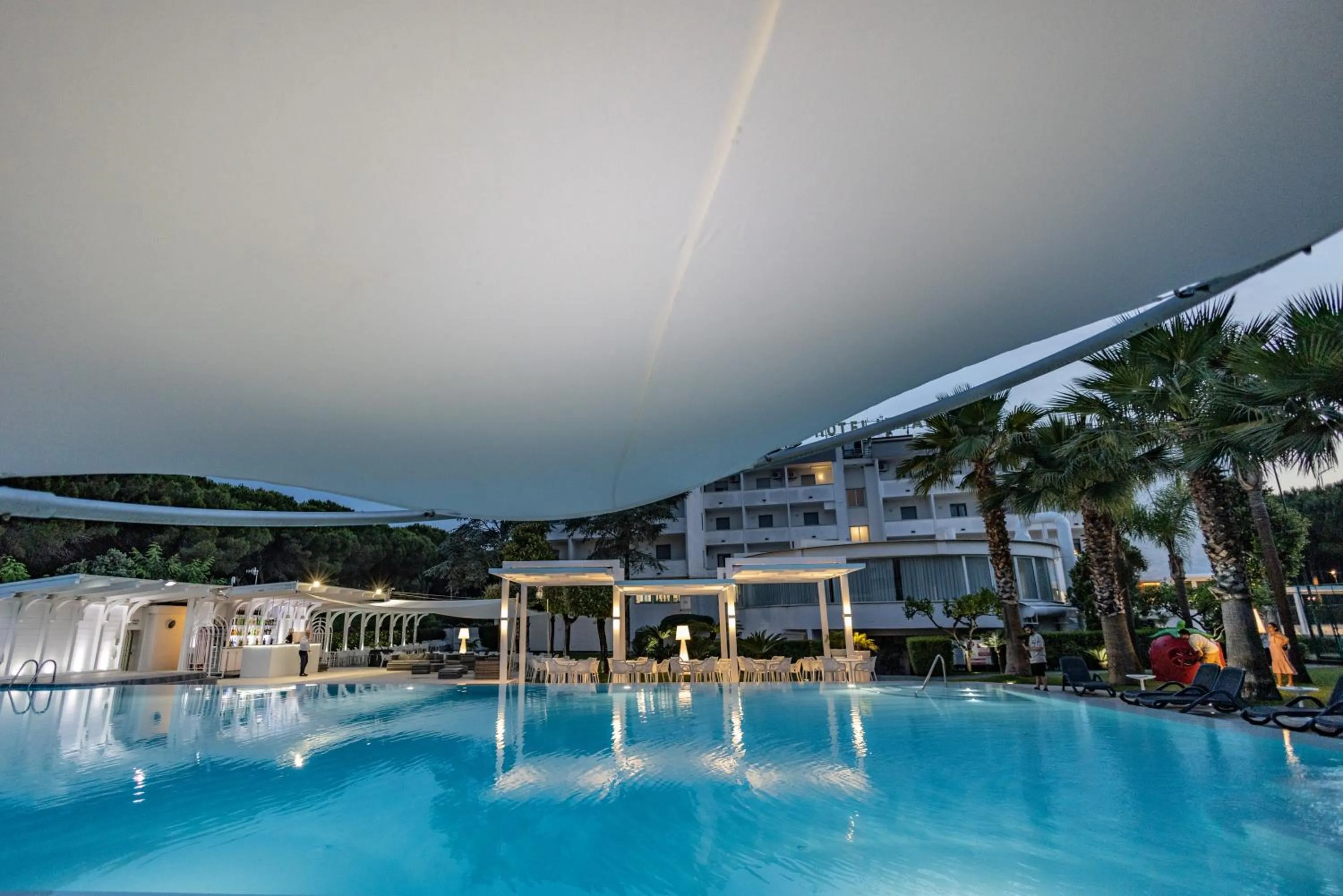 Swimming pool in Hotel Le Palme