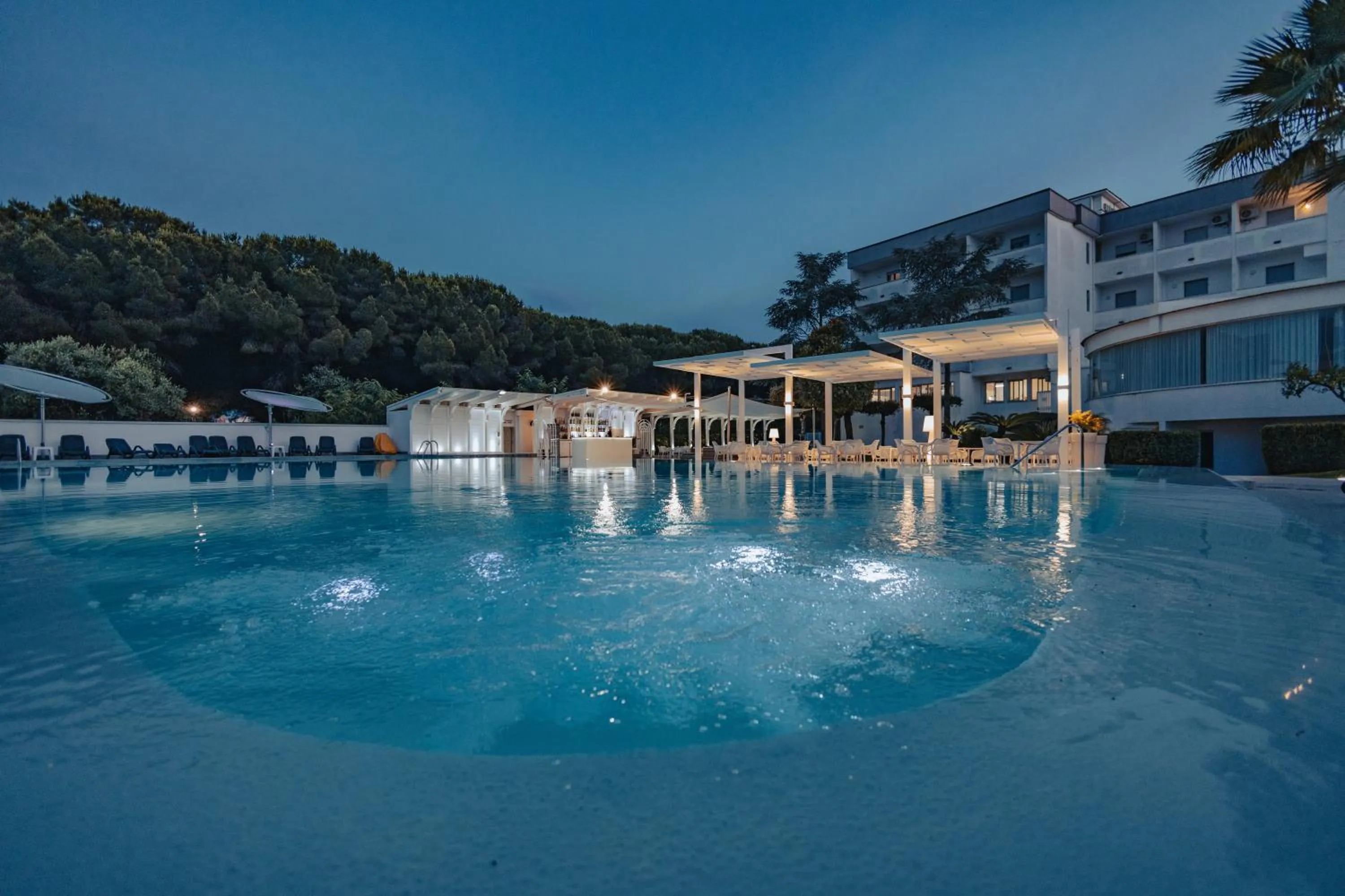 Swimming pool in Hotel Le Palme