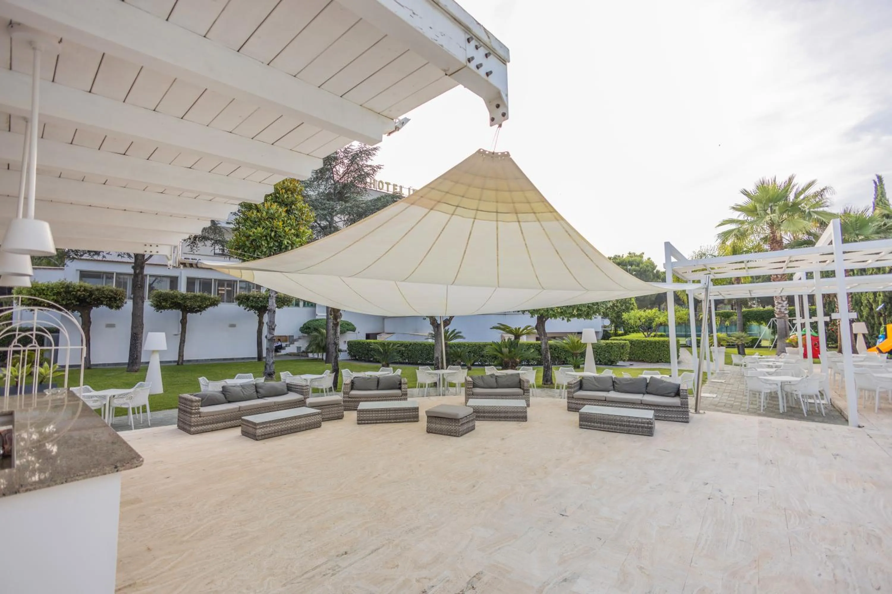 Garden in Hotel Le Palme