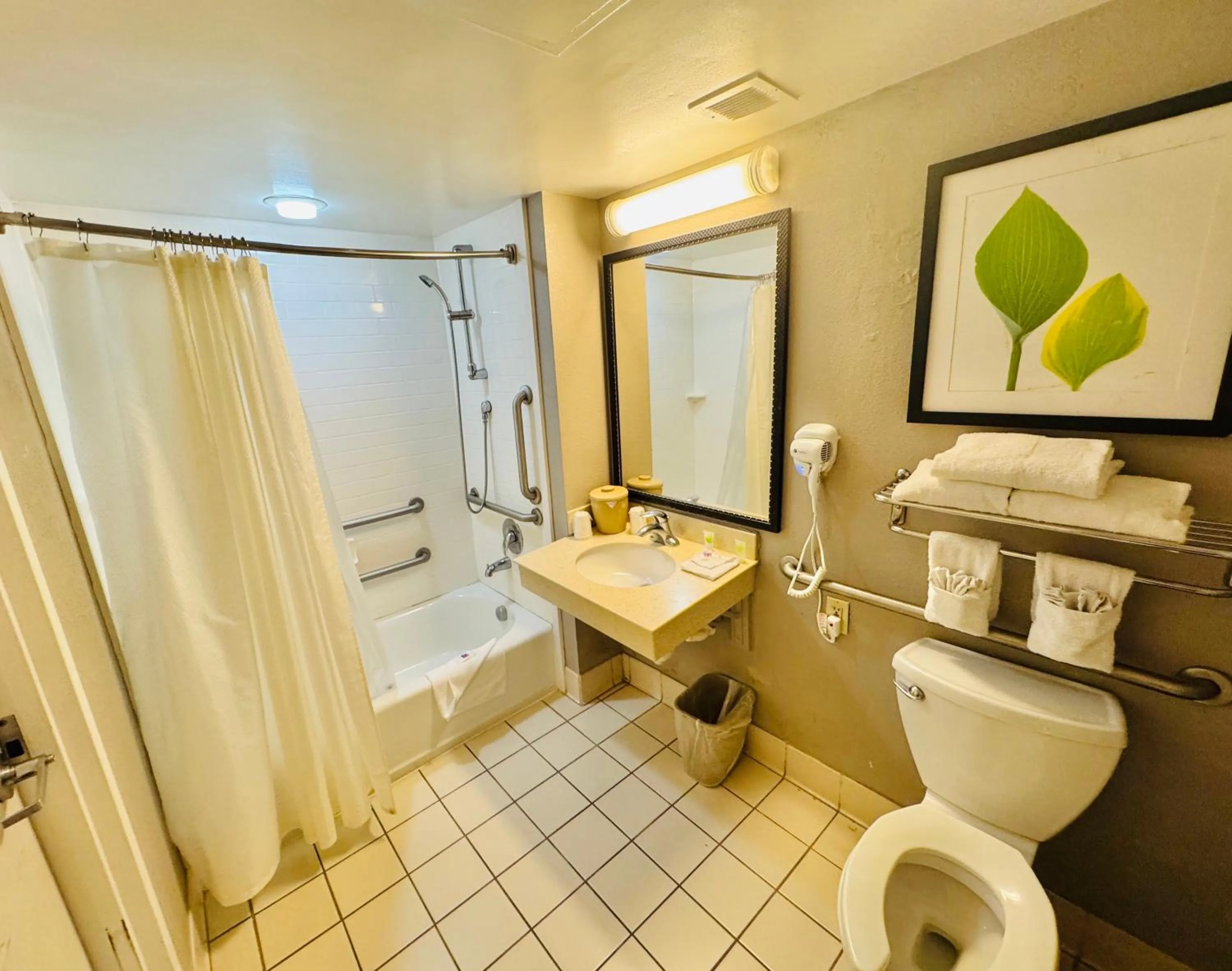 Bathroom in Motel 6-Milford, CT