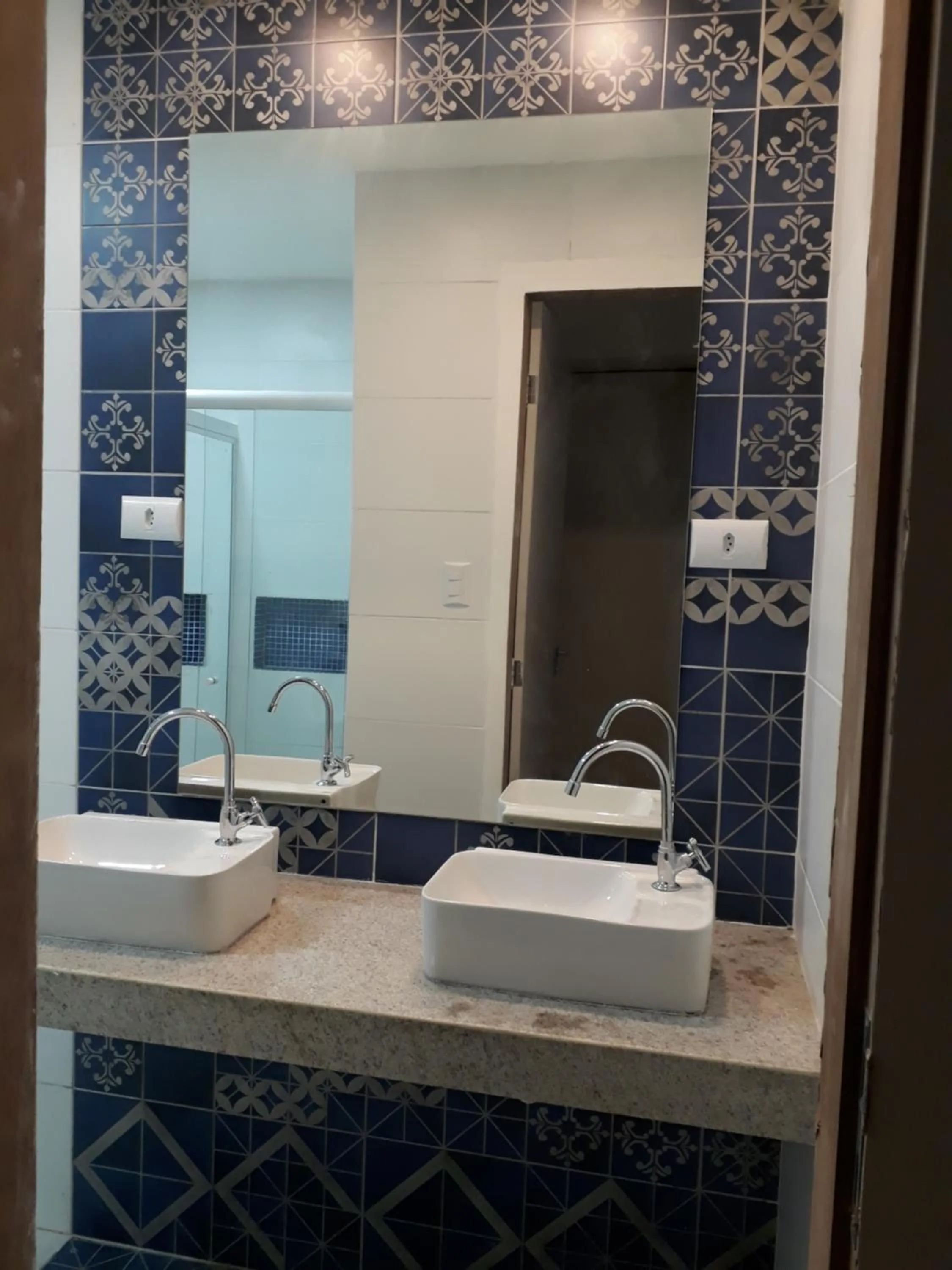 Bathroom in Hostel e Pousada Boa Vista