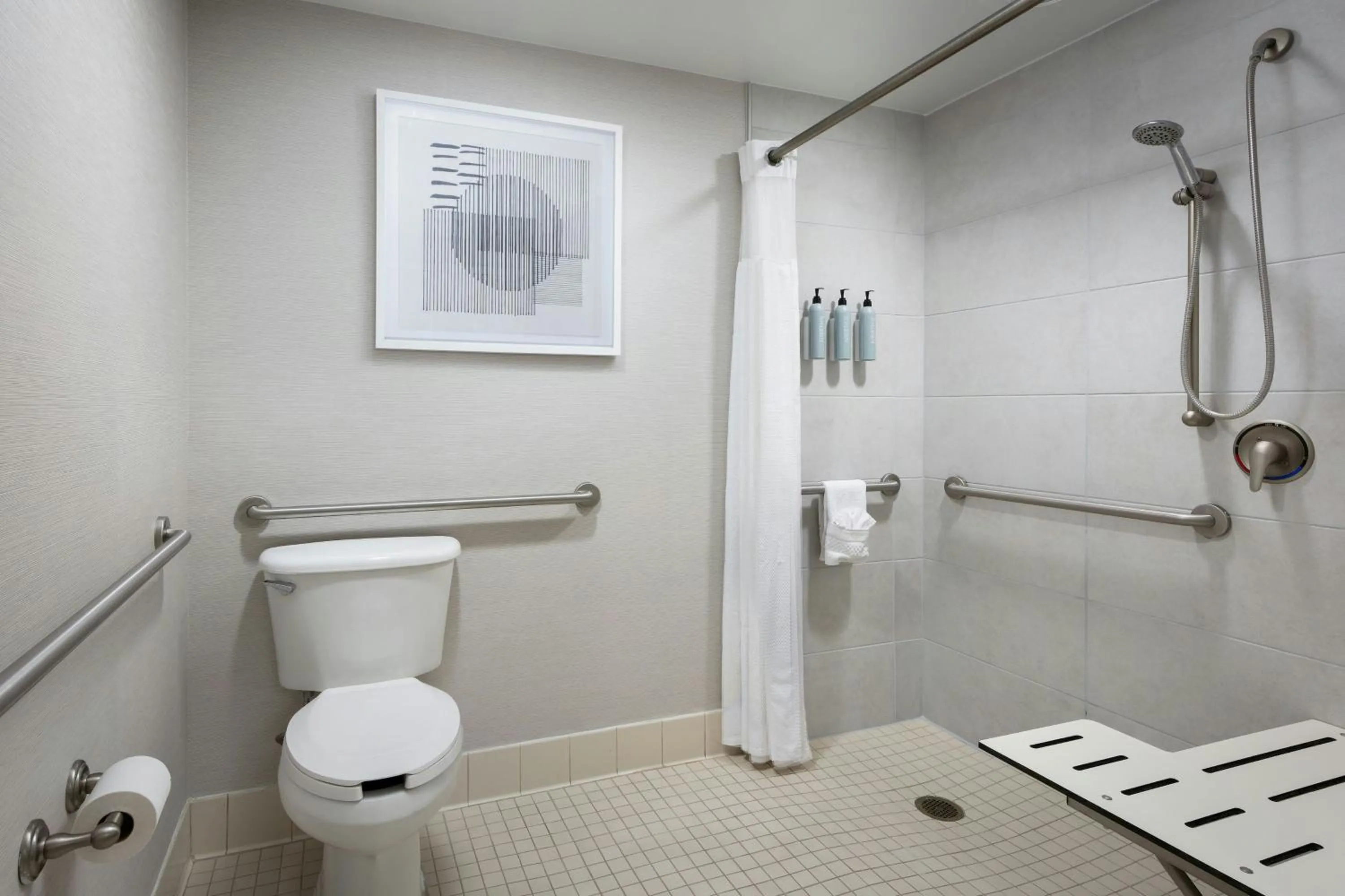 Bathroom in Courtyard by Marriott Wichita at Old Town