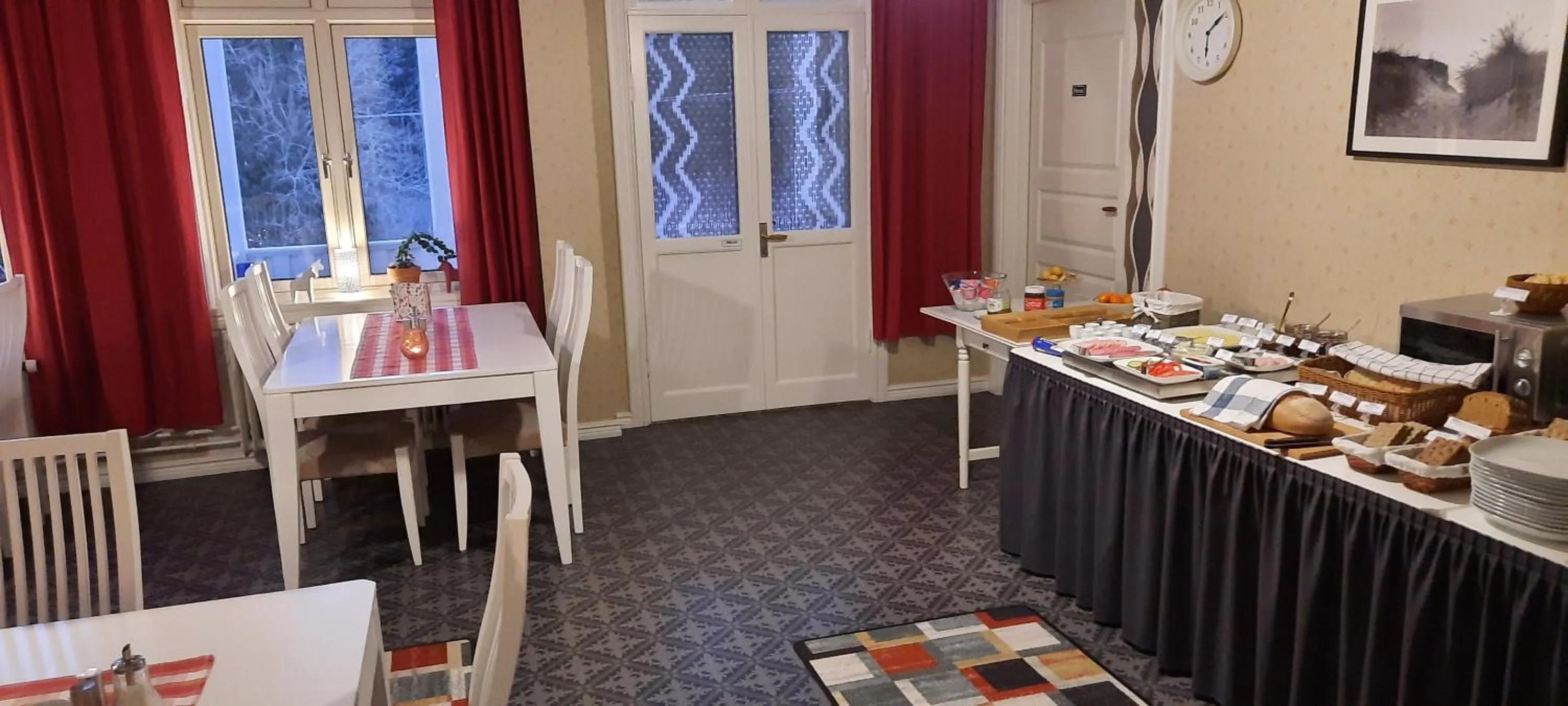 Dining area in Geijersholms Herrgård