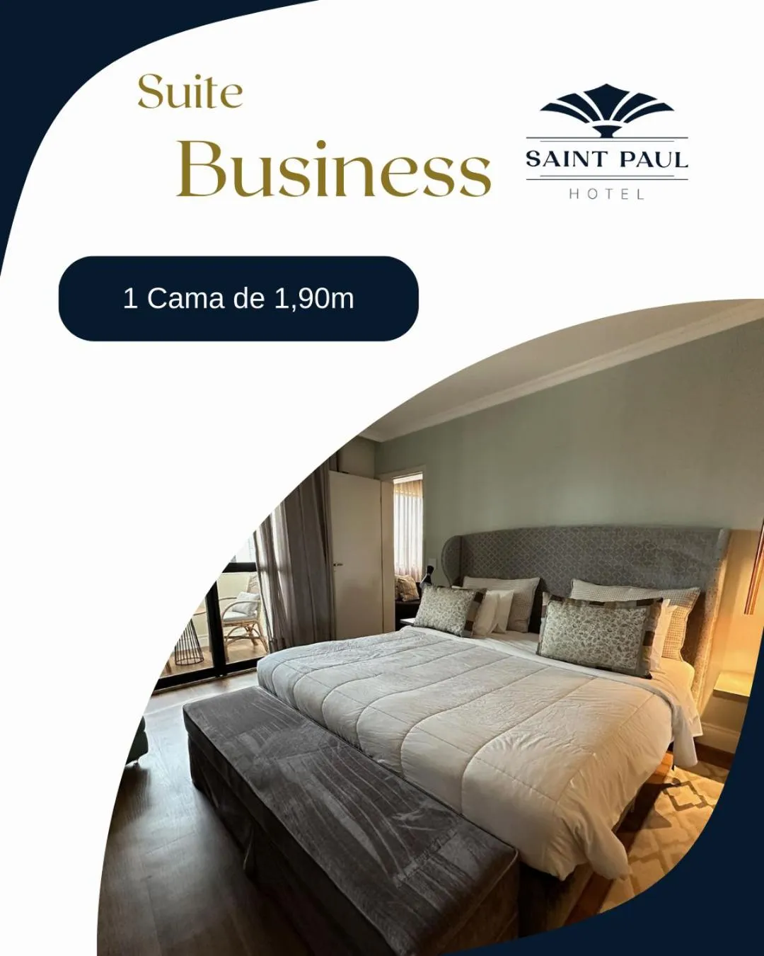 Bed in Hotel Saint Paul