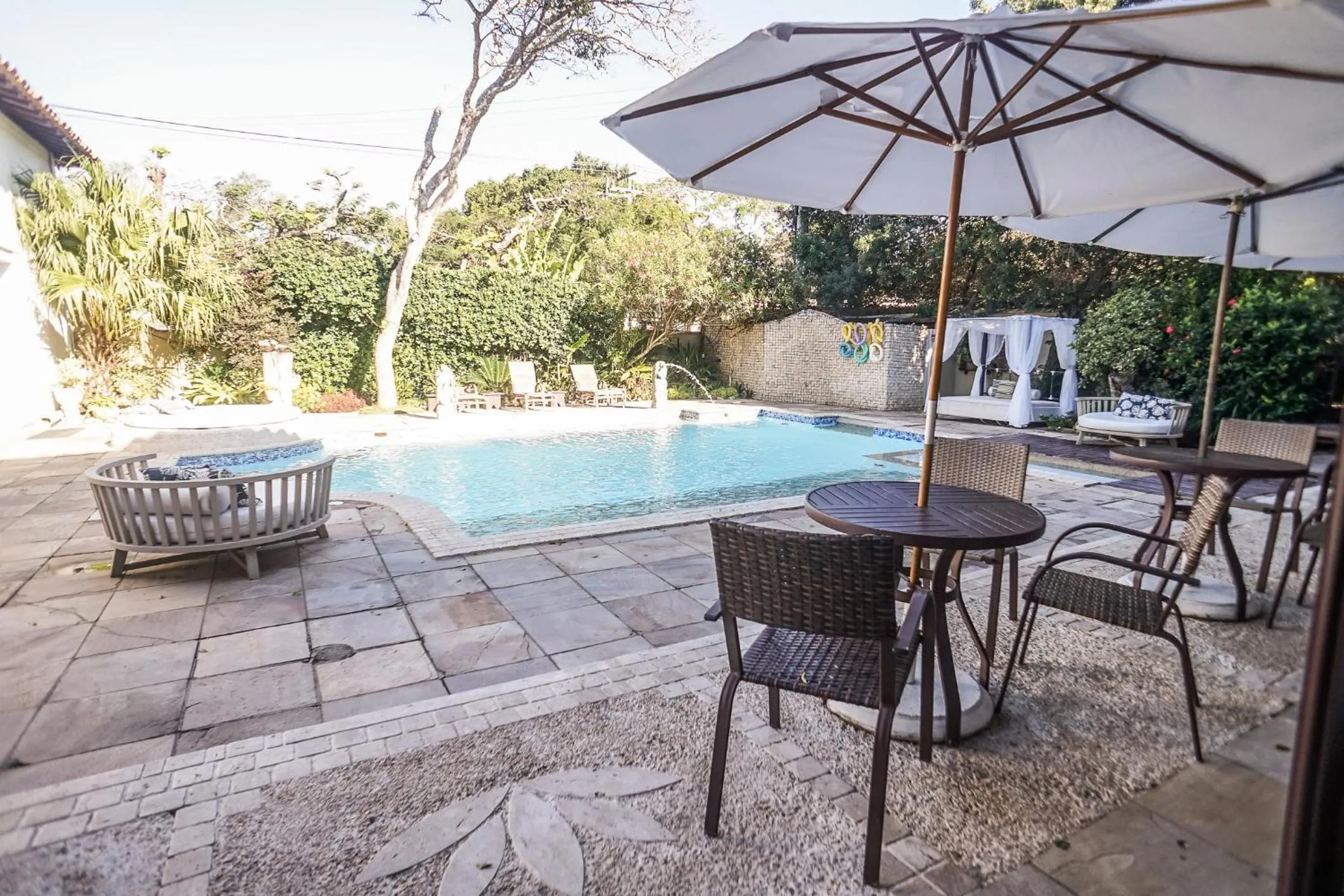 Swimming pool in Pousada Blue Marlin