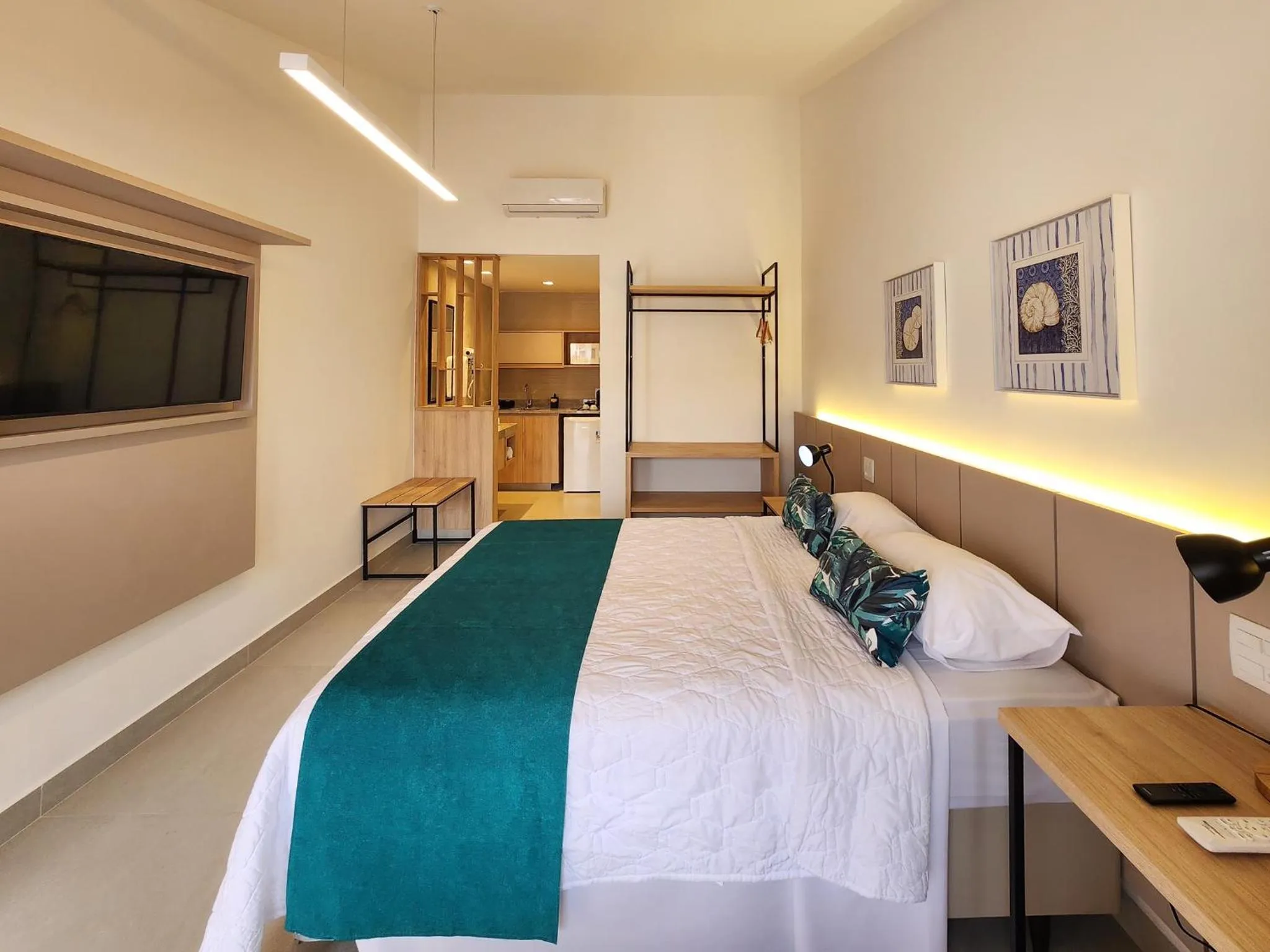 Bedroom, Bed in Pousada Blue Marlin