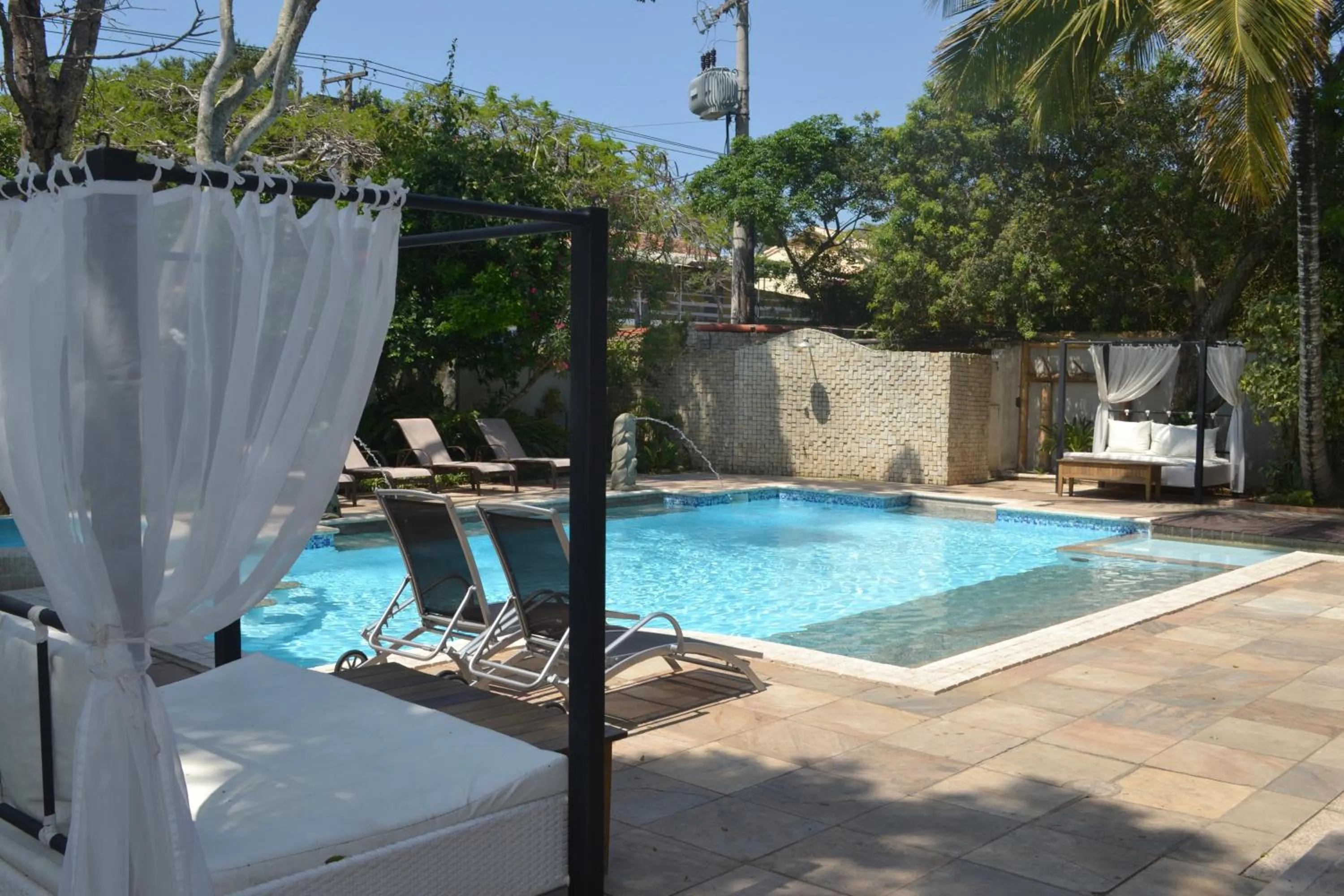 Swimming pool in Pousada Blue Marlin
