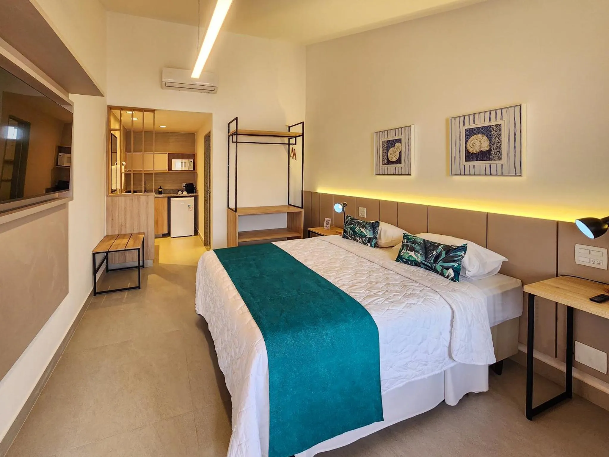 Bedroom, Bed in Pousada Blue Marlin