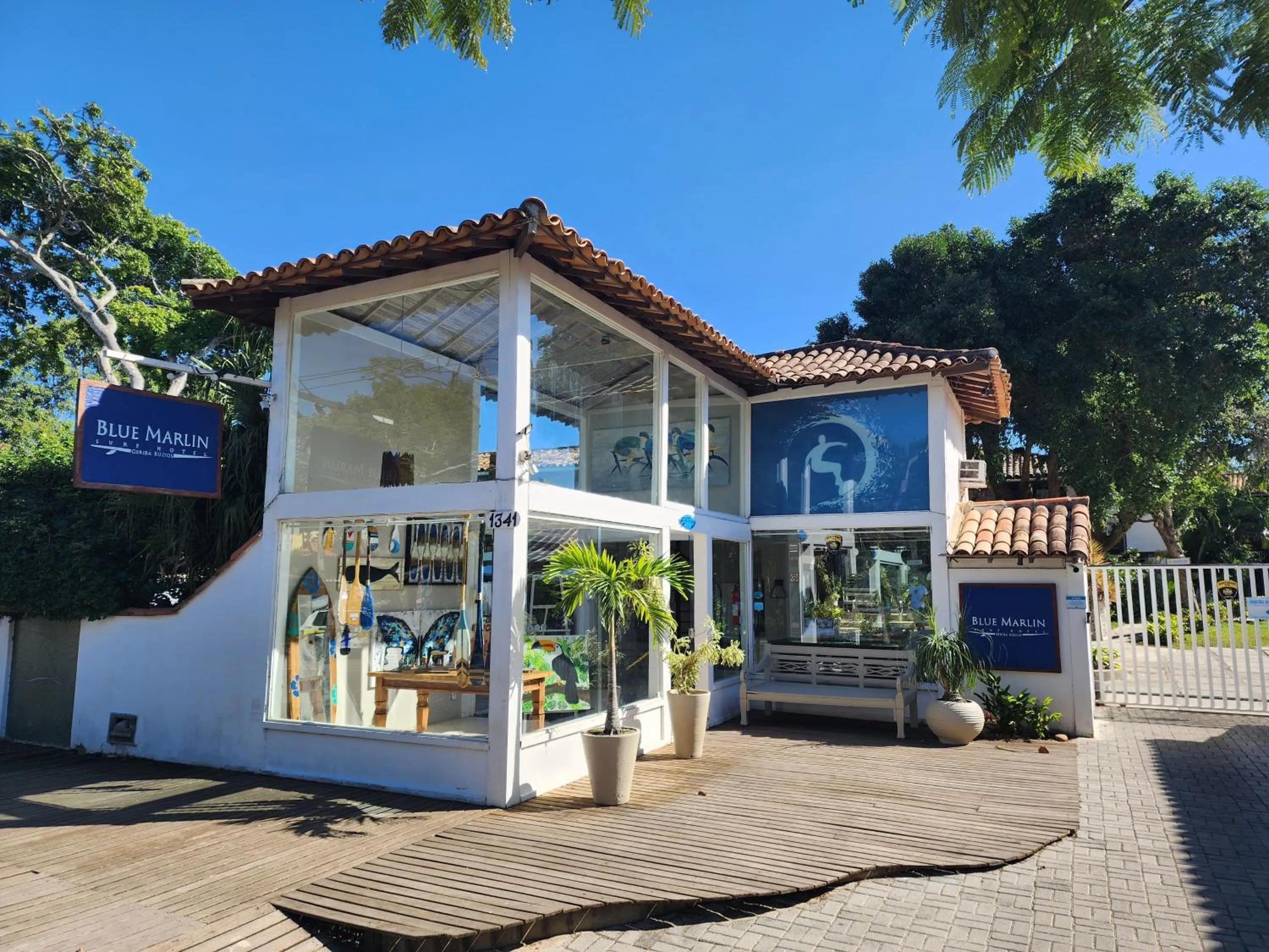 Facade/entrance in Pousada Blue Marlin