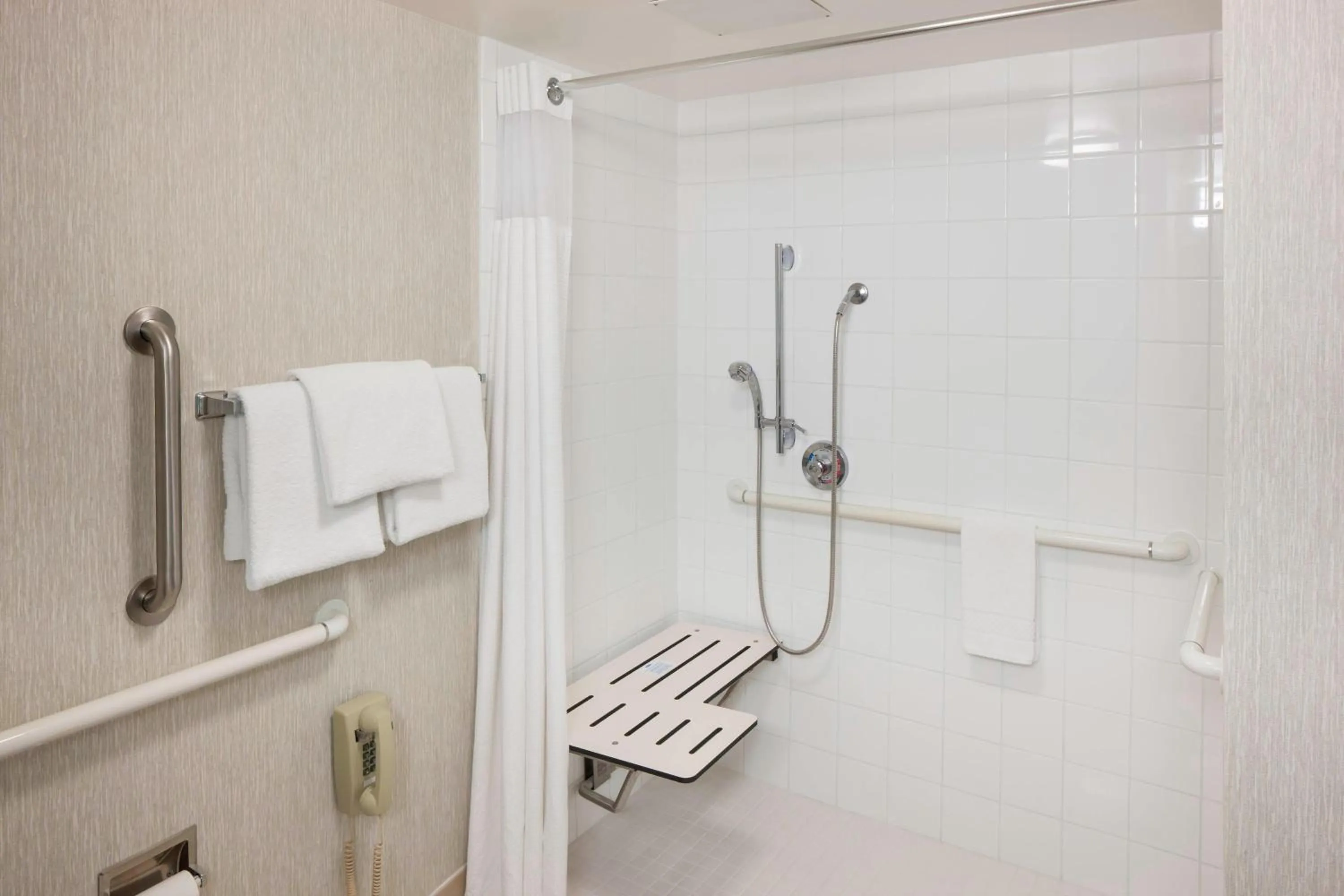 Bathroom in Courtyard by Marriott Carolina Beach Oceanfront
