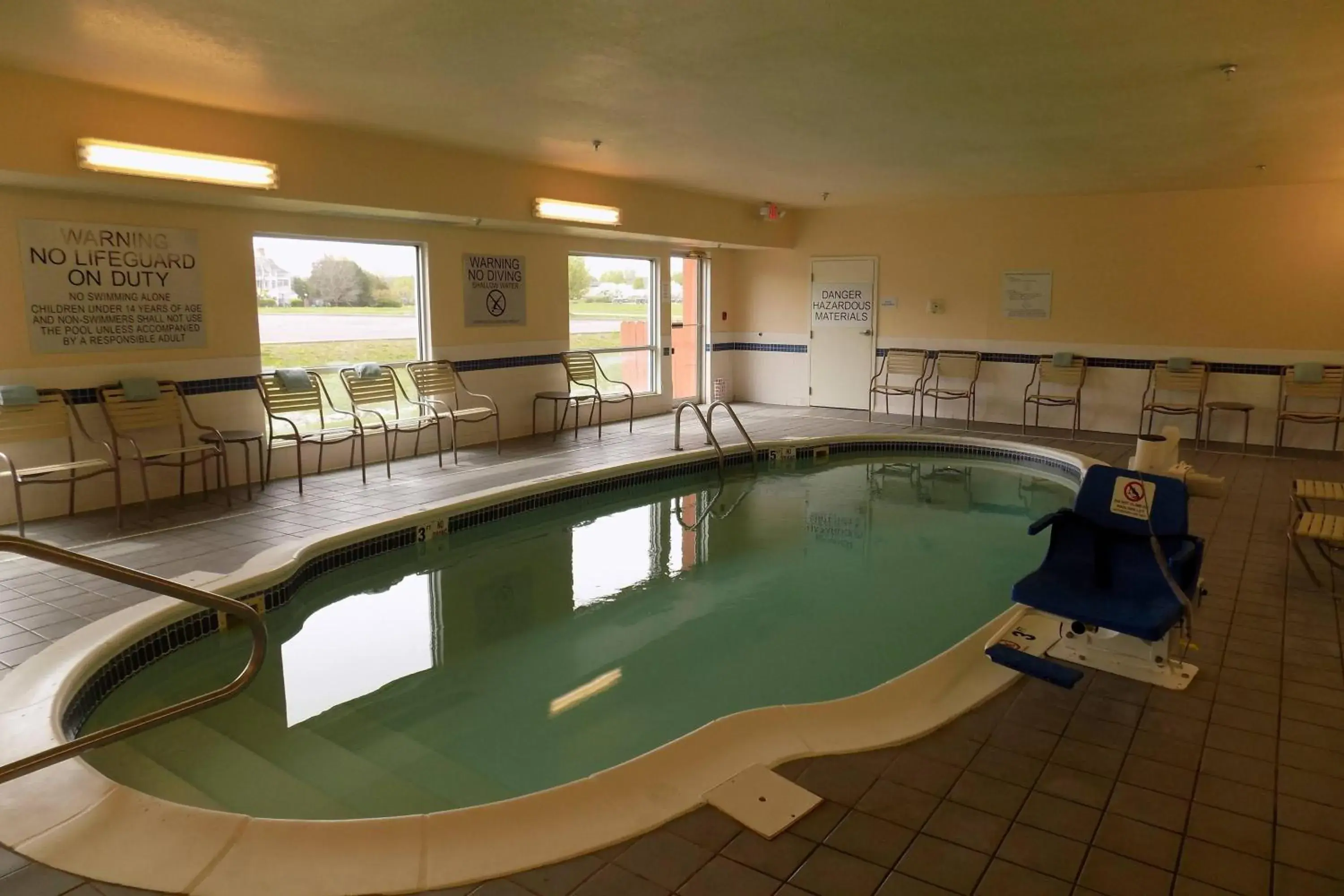 Swimming Pool in Fairfield Inn by Marriott Indianapolis South