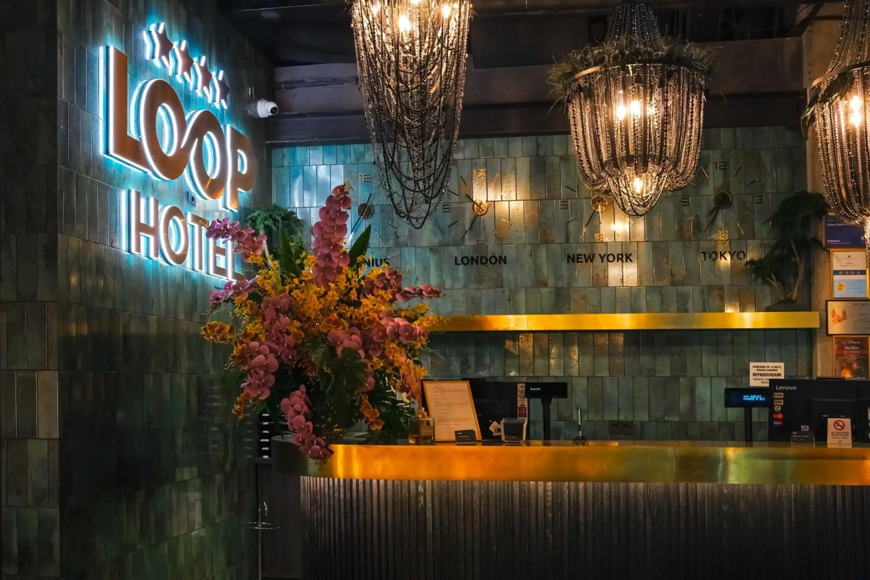 Lobby or reception in Loop Hotel Vilnius Lobby or reception in Loop Hotel Vilnius