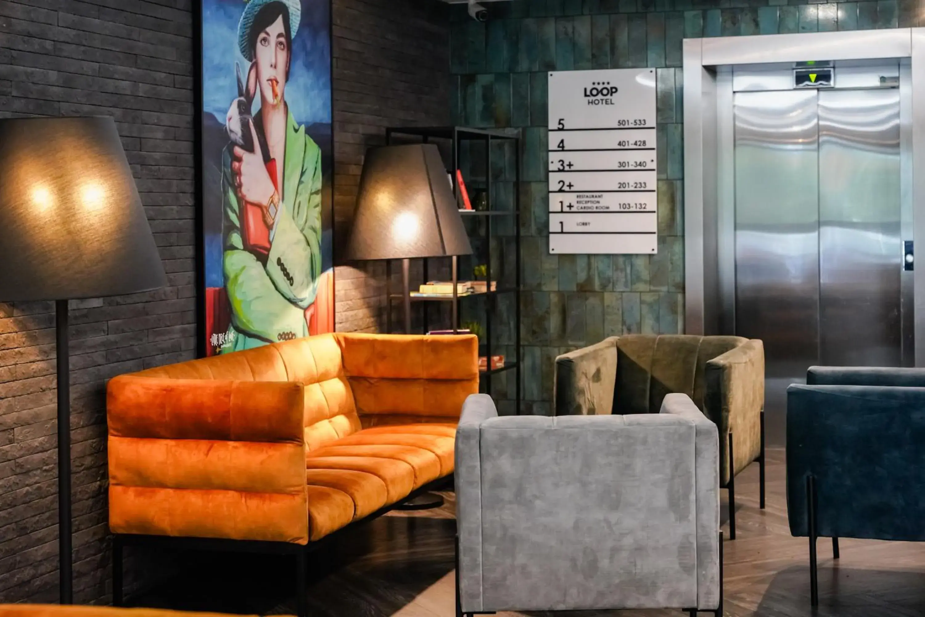 Lobby or reception in Loop Hotel Vilnius Lobby or reception in Loop Hotel Vilnius