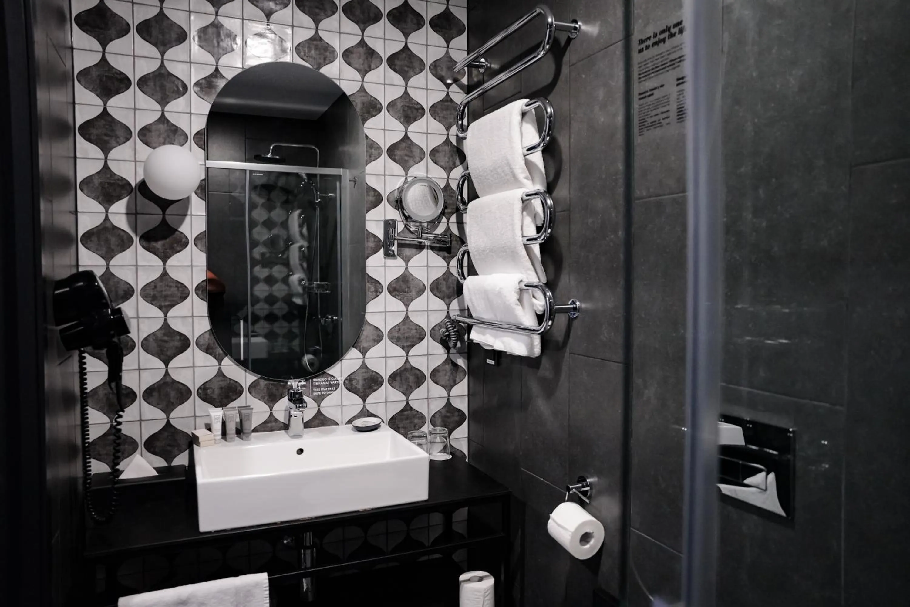 Bathroom in Loop Hotel Vilnius