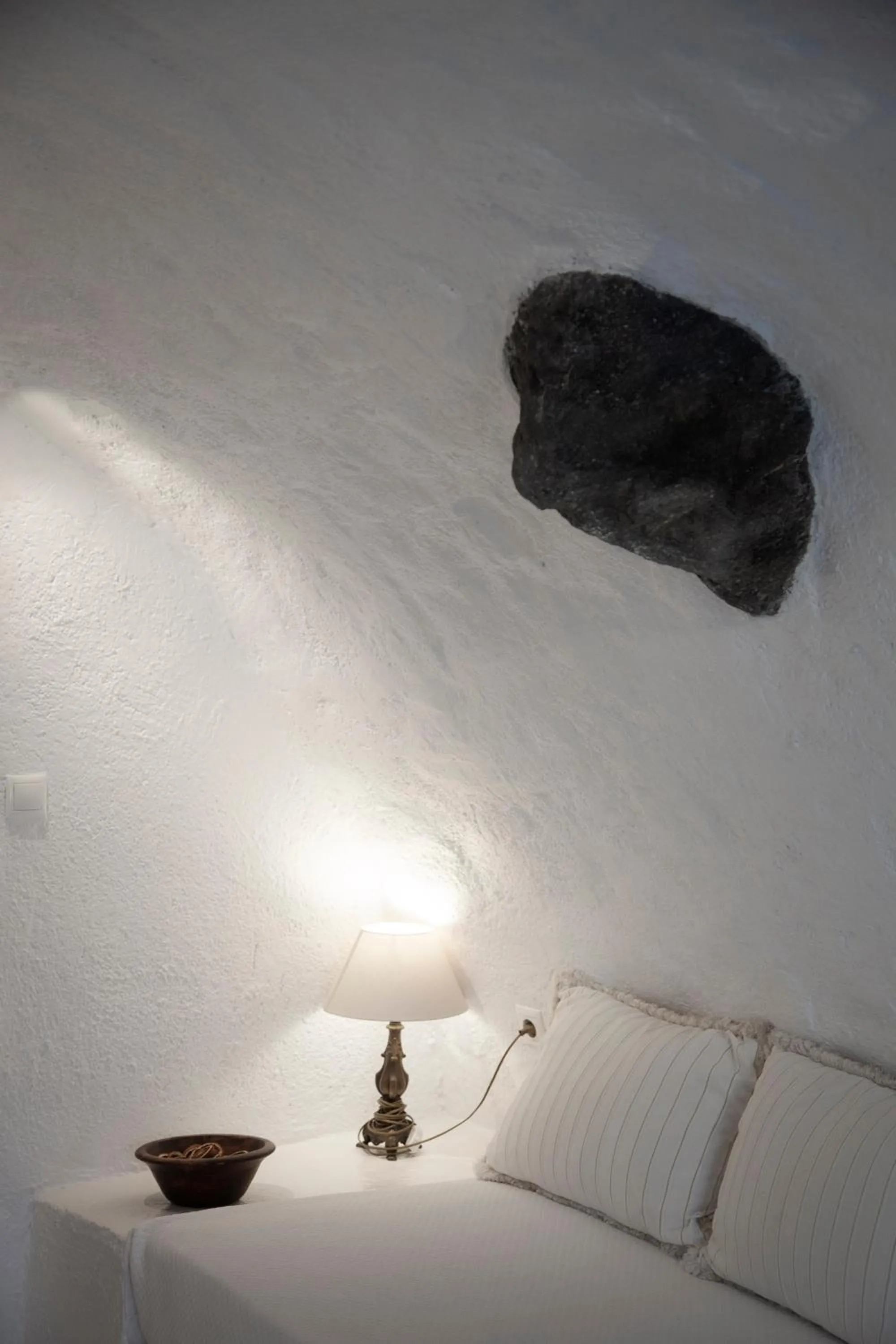 Decorative detail, Bed in Alexander's Suites