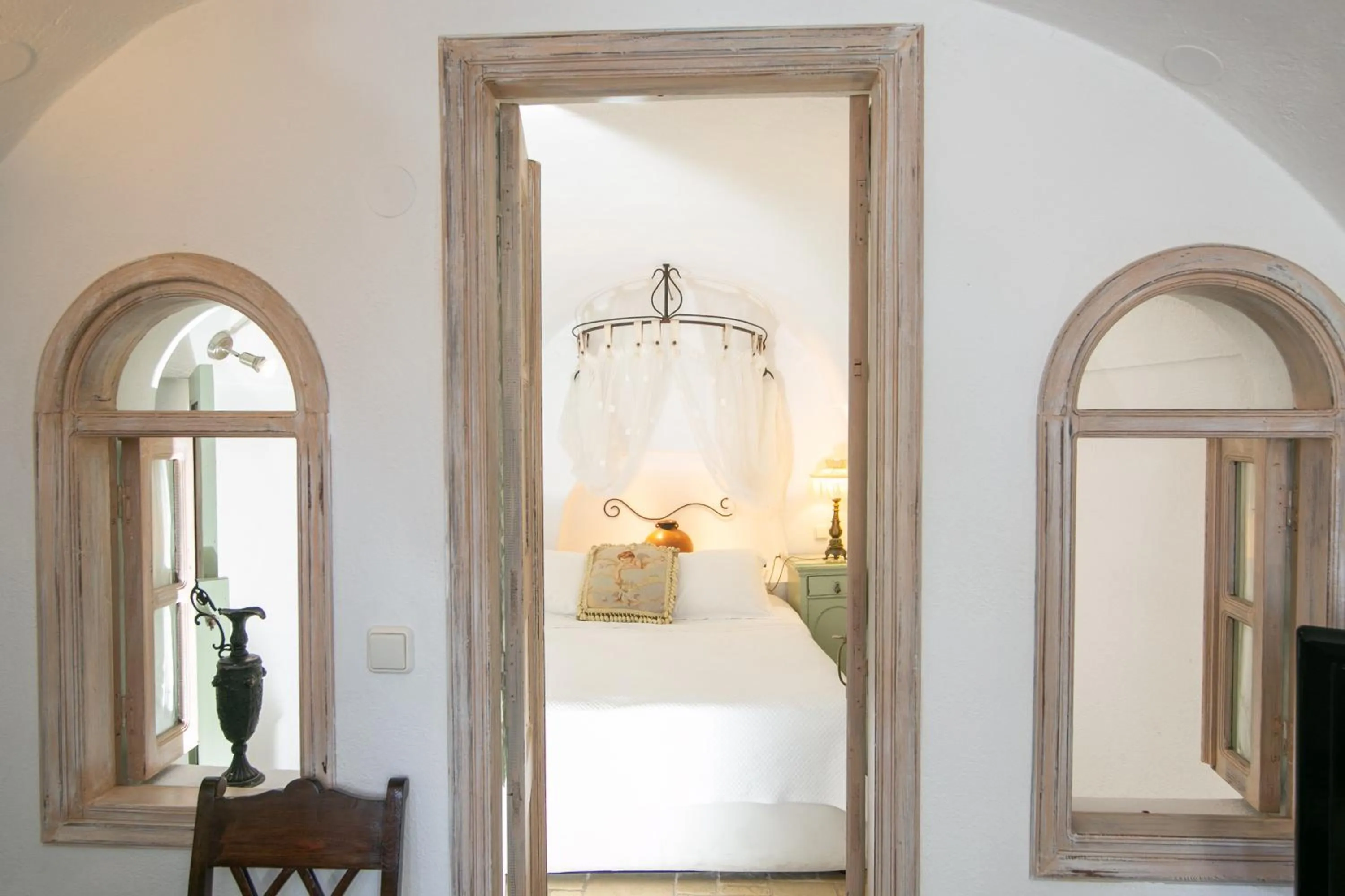 Bedroom in Alexander's Suites