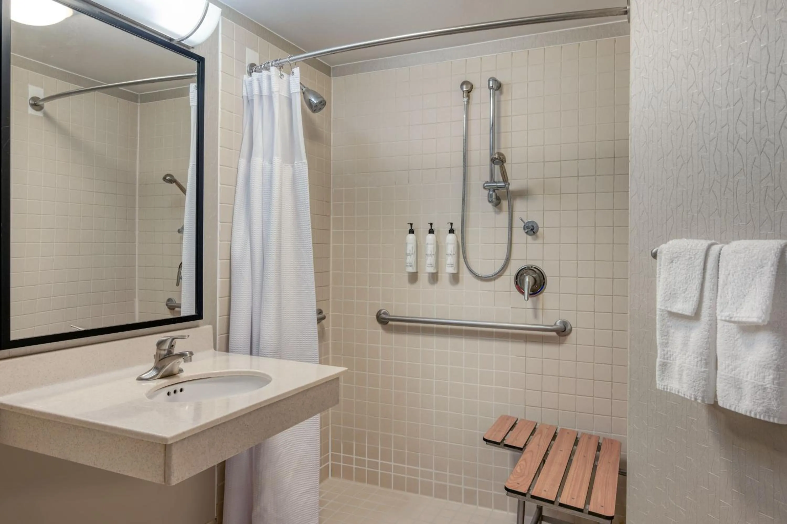 Bathroom in SpringHill Suites Terre Haute