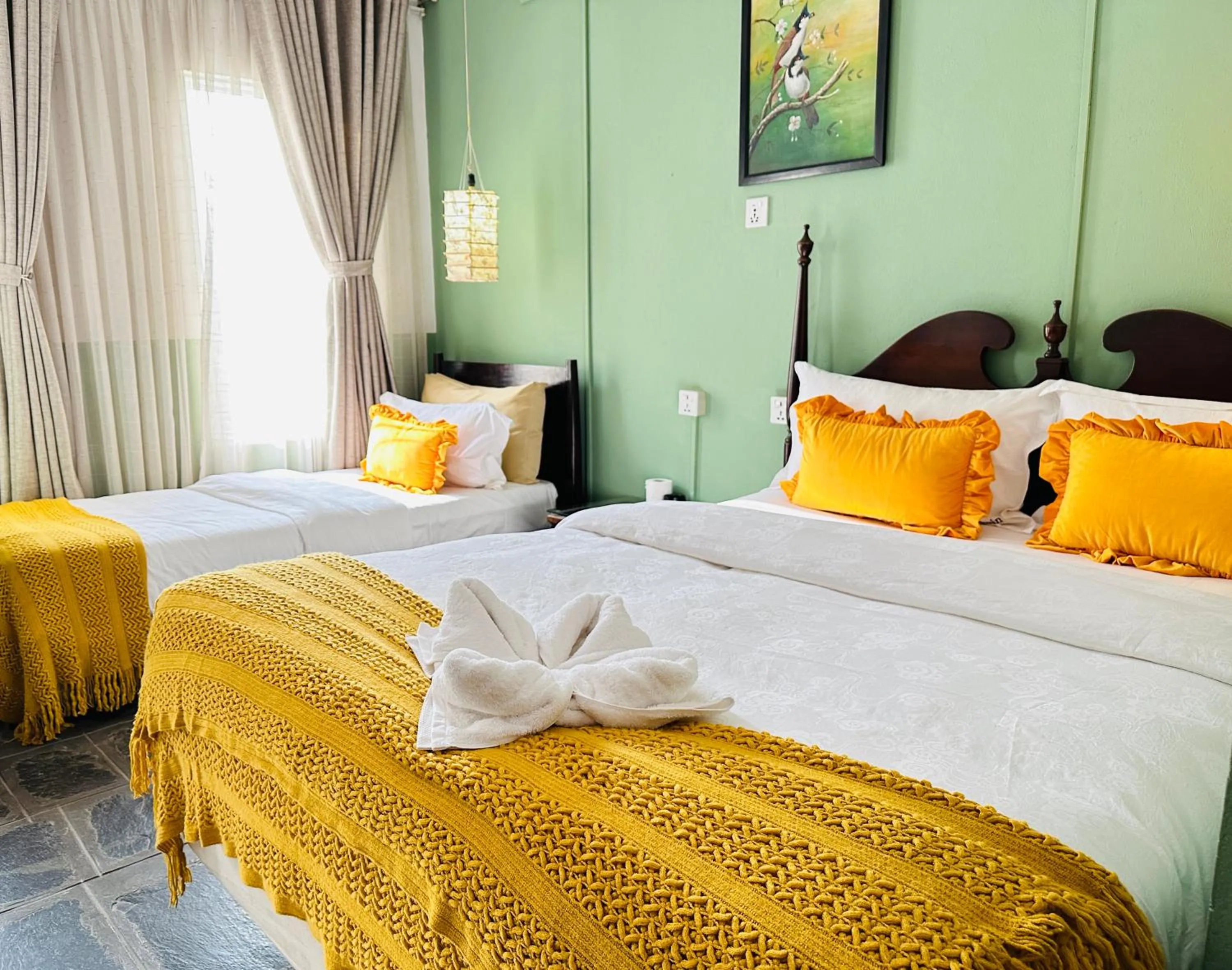 Bed in Hotel Darwin