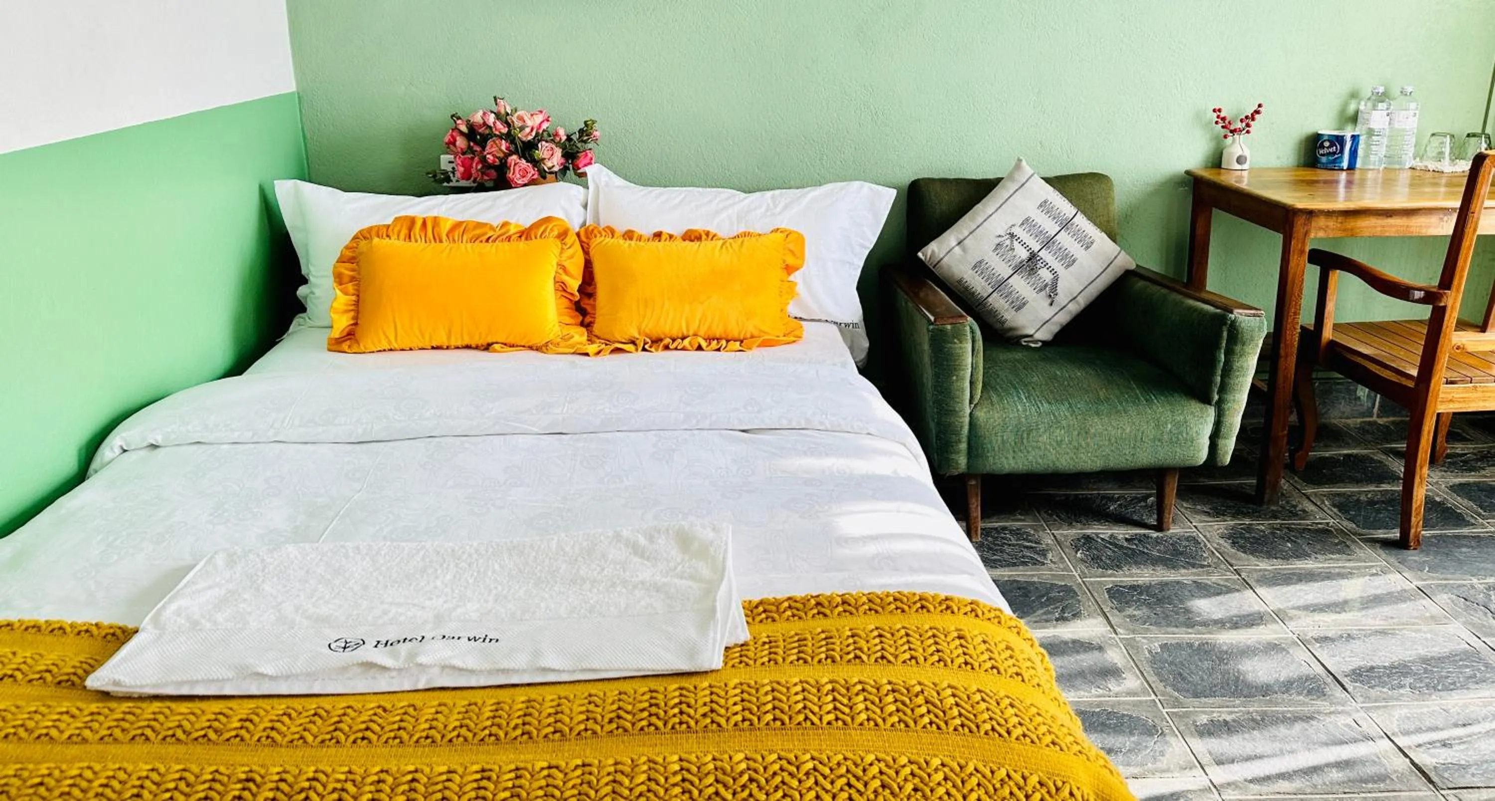 Bed in Hotel Darwin