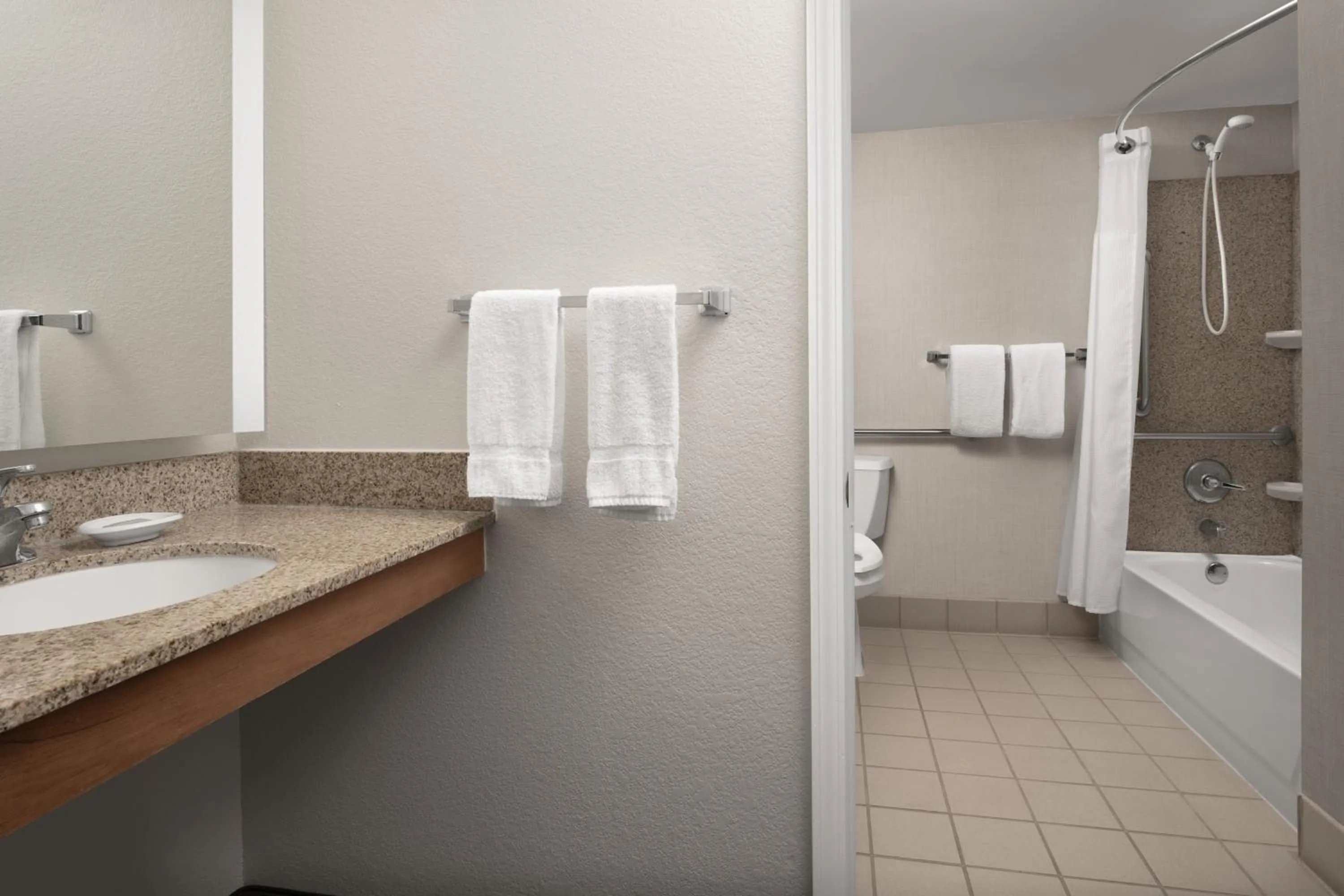 Bathroom in Residence Inn Kansas City Overland Park