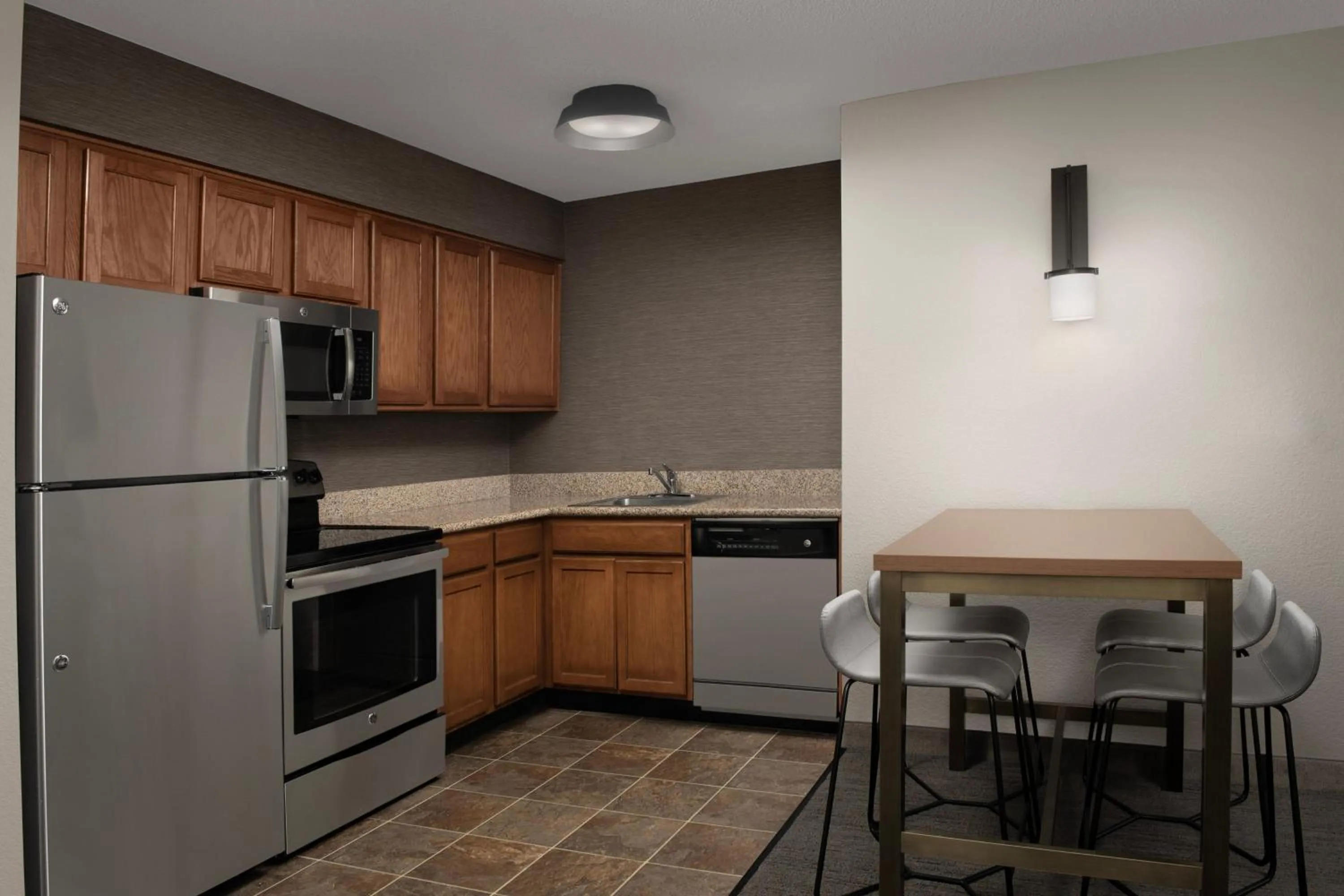 Bedroom in Residence Inn Kansas City Overland Park