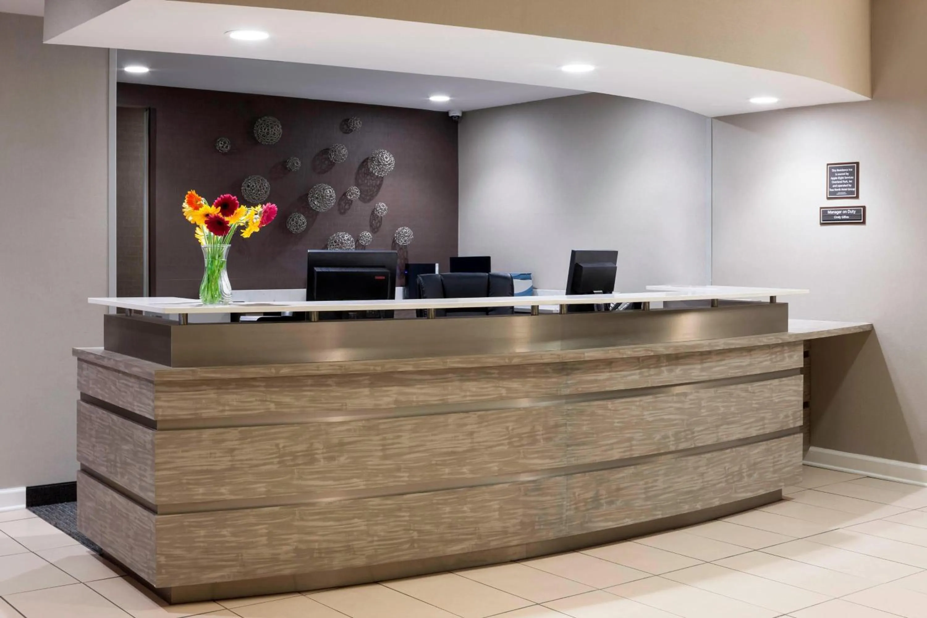 Lobby or reception in Residence Inn Kansas City Overland Park