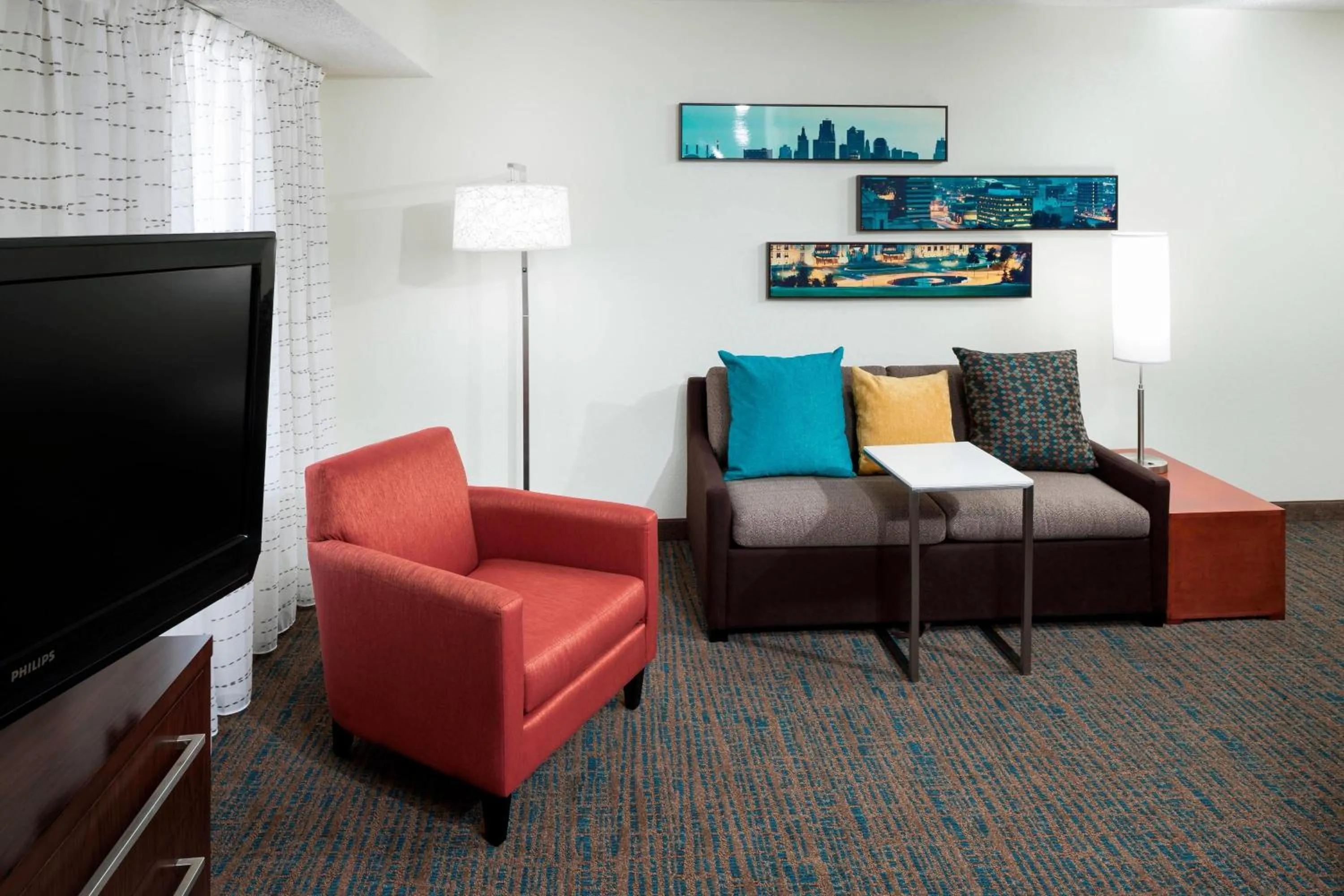 Living room in Residence Inn Kansas City Overland Park