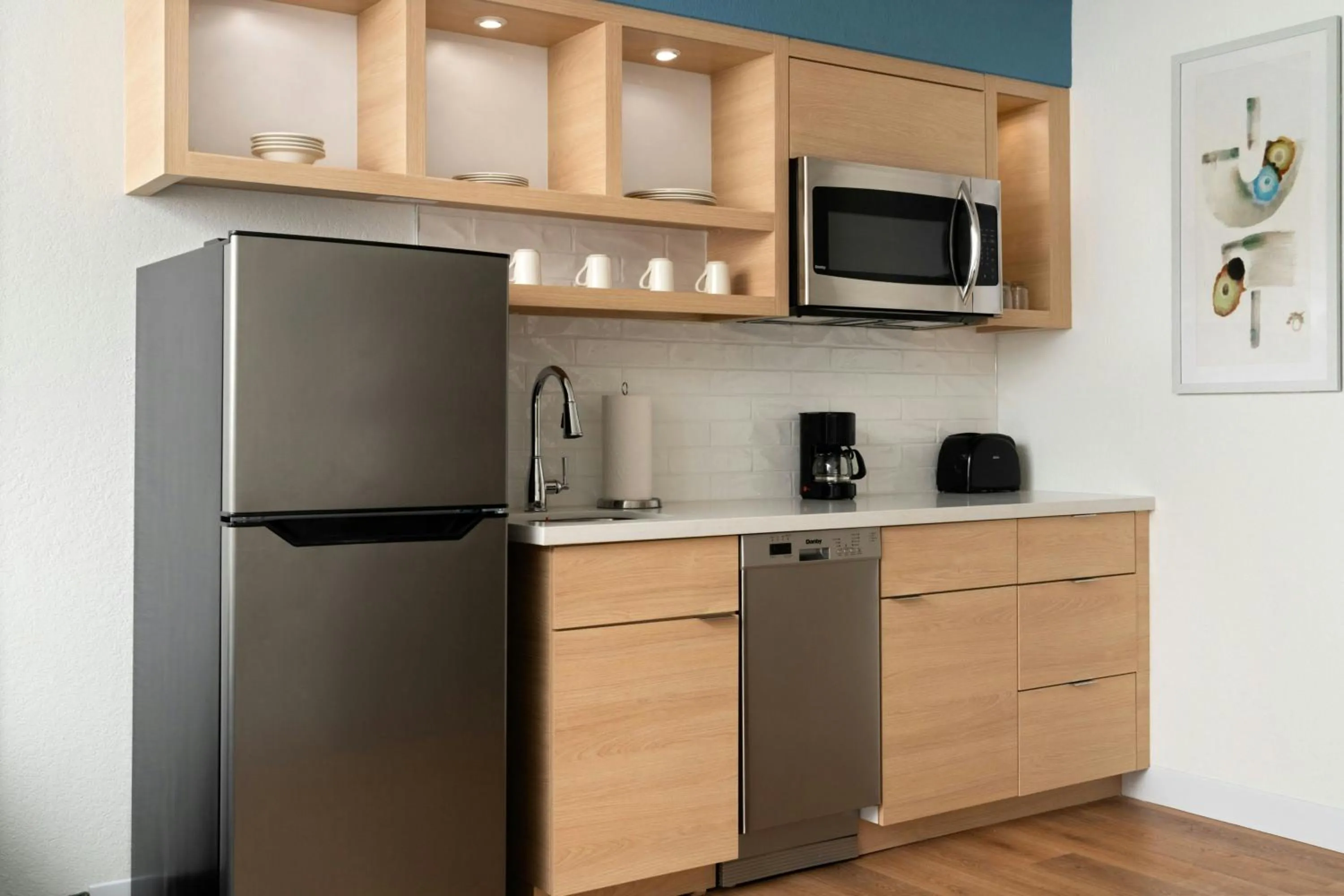 Kitchen or kitchenette in TownePlace Suites by Marriott Lafayette